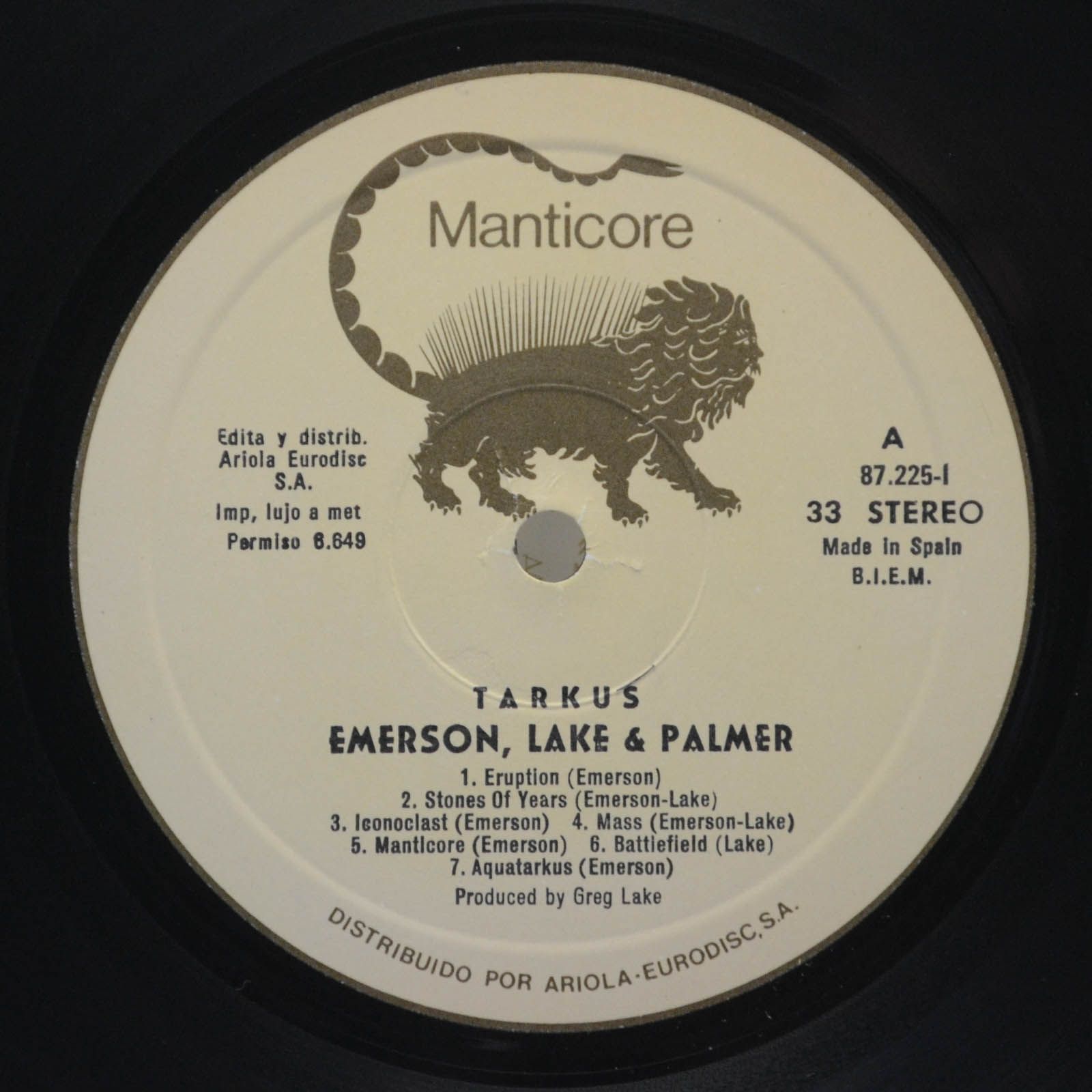 Emerson, Lake & Palmer — Tarkus, 1971