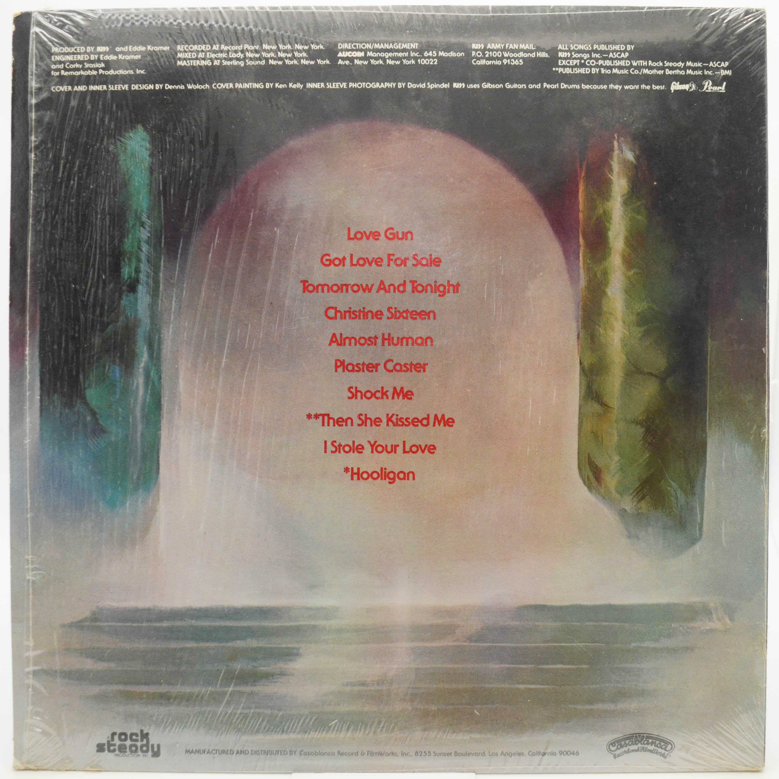 Kiss — Love Gun (1-st, USA), 1977