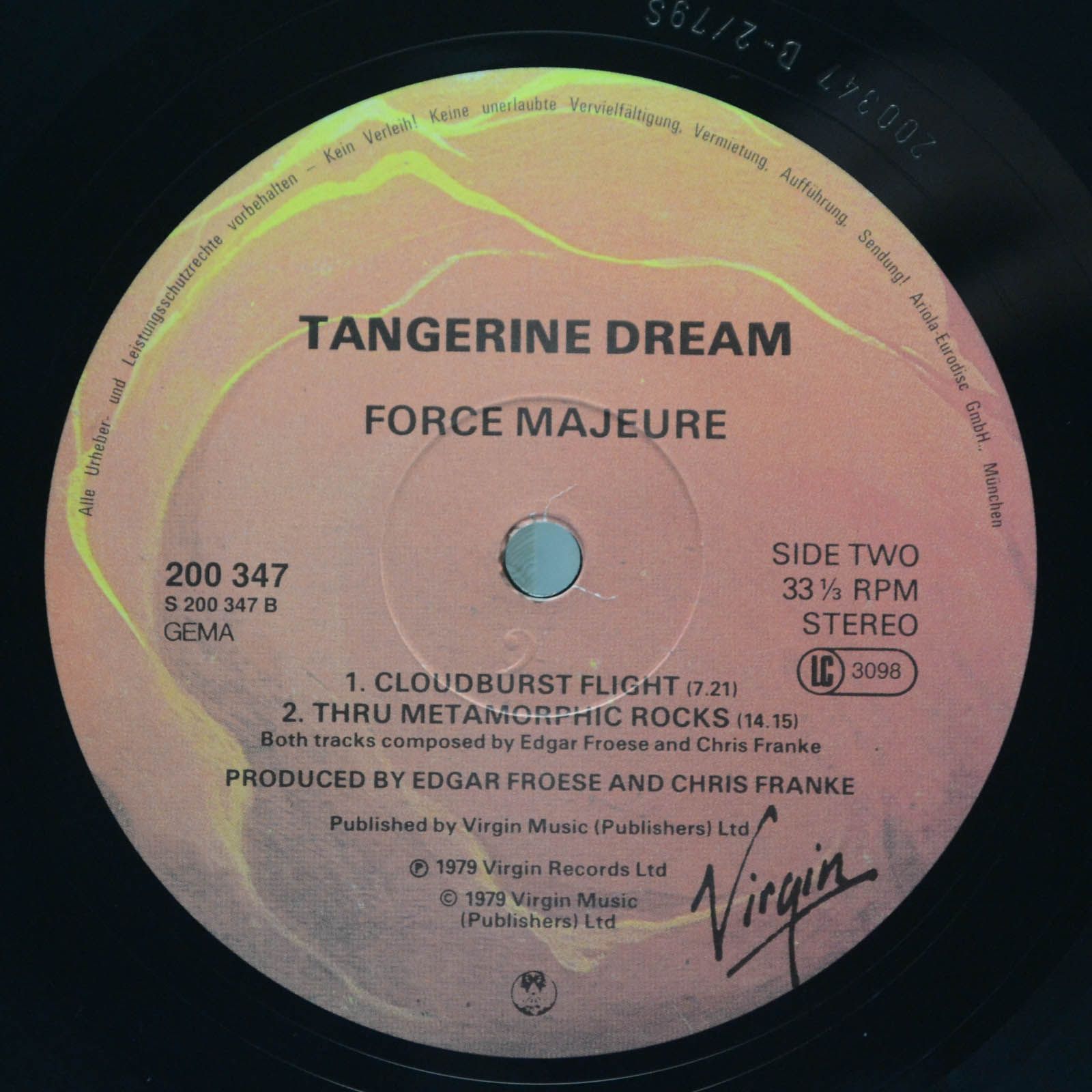 Tangerine Dream — Force Majeure, 1979