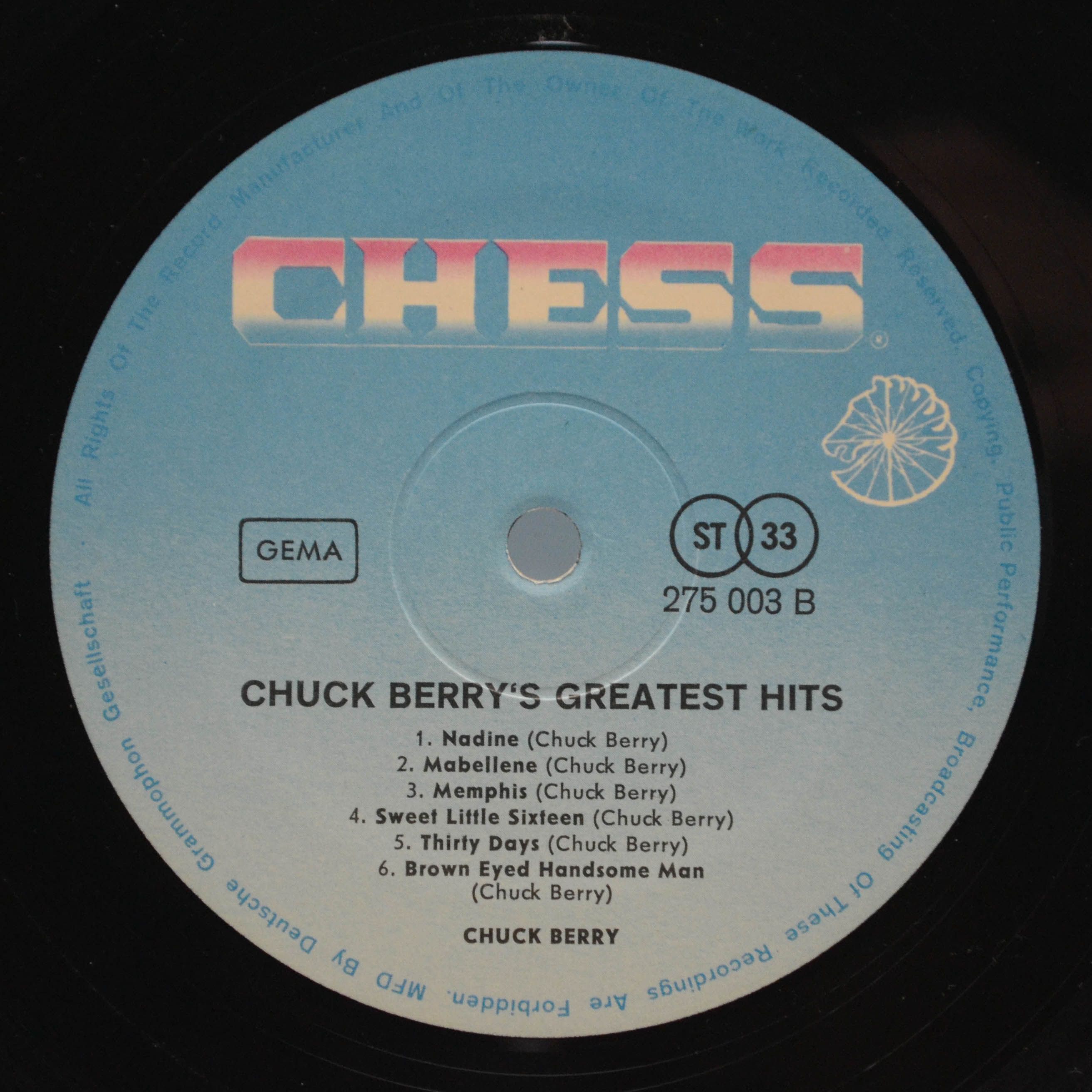 Chuck Berry — Chuck Berry's Greatest Hits, 1968