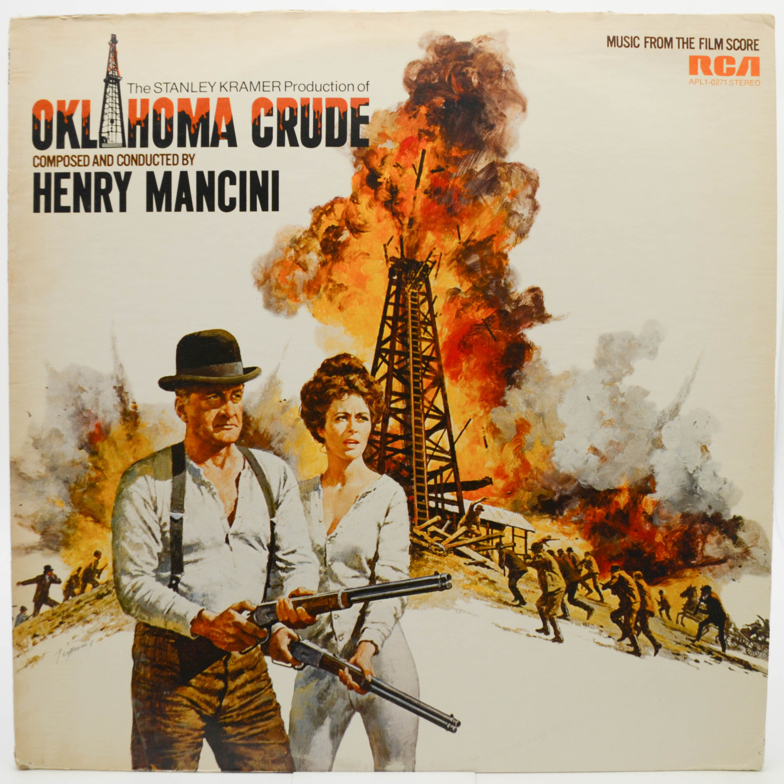 Henry Mancini — Oklahoma Crude (Music From The Film Score) (1-st, USA), 1973