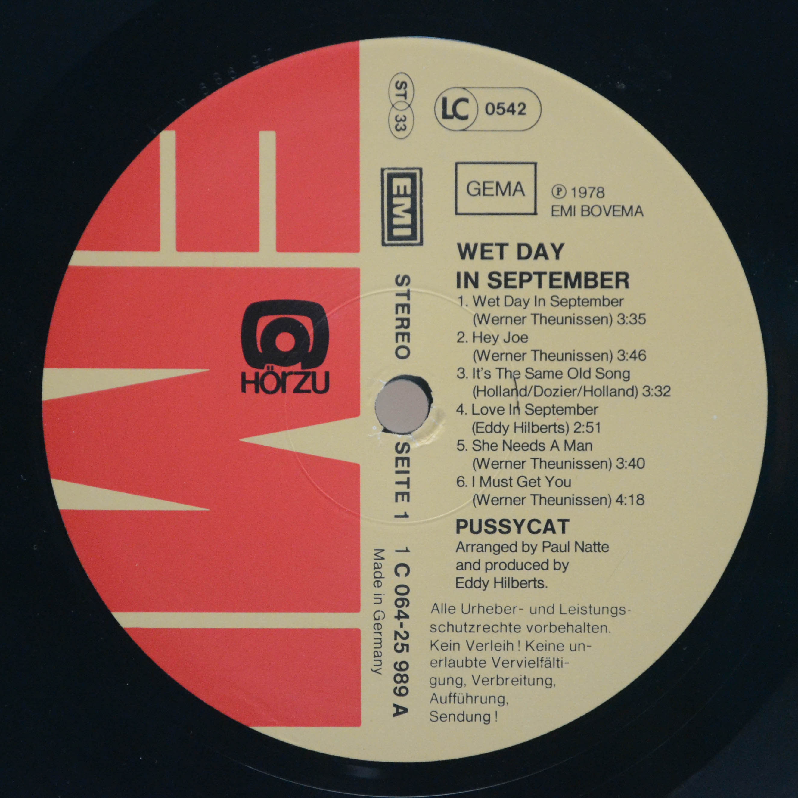 Pussycat — Wet Day In September, 1978