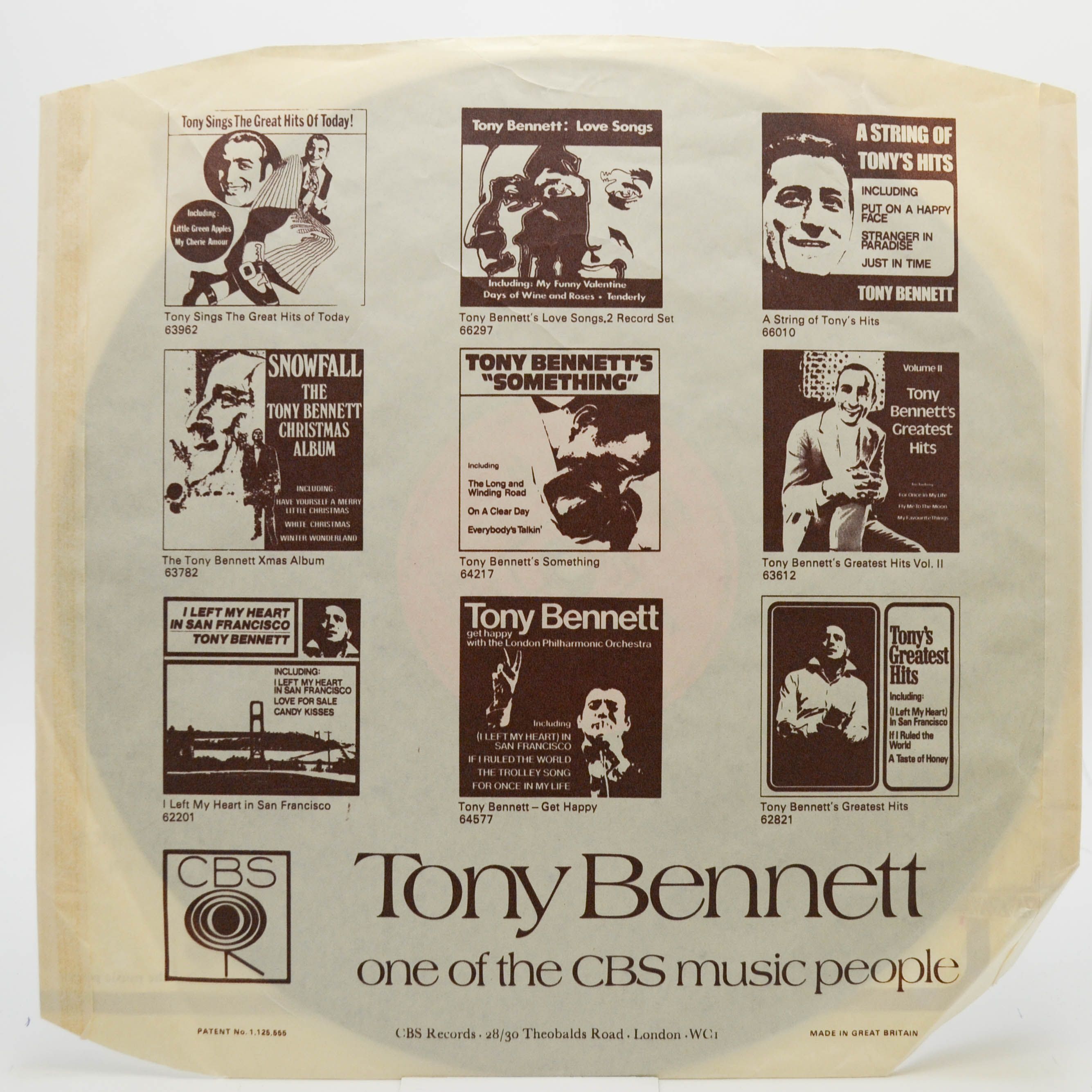 Johnny Cash — Greatest Hits Volume 1 (UK), 1967