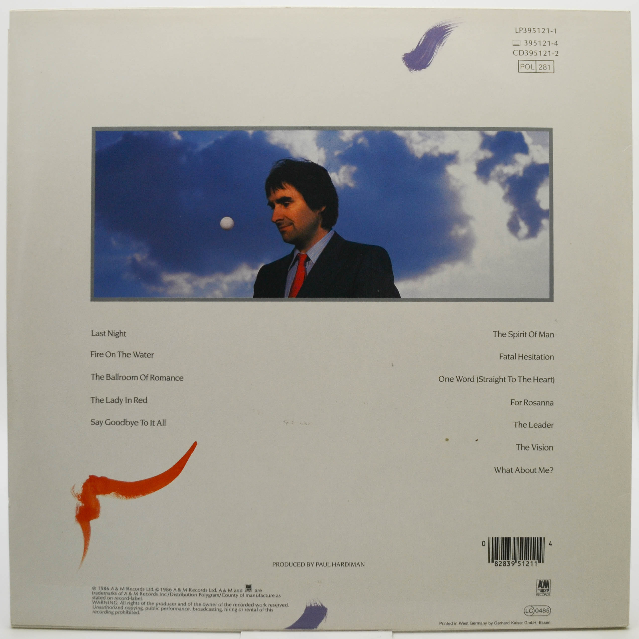 Chris de Burgh — Into The Light, 1986