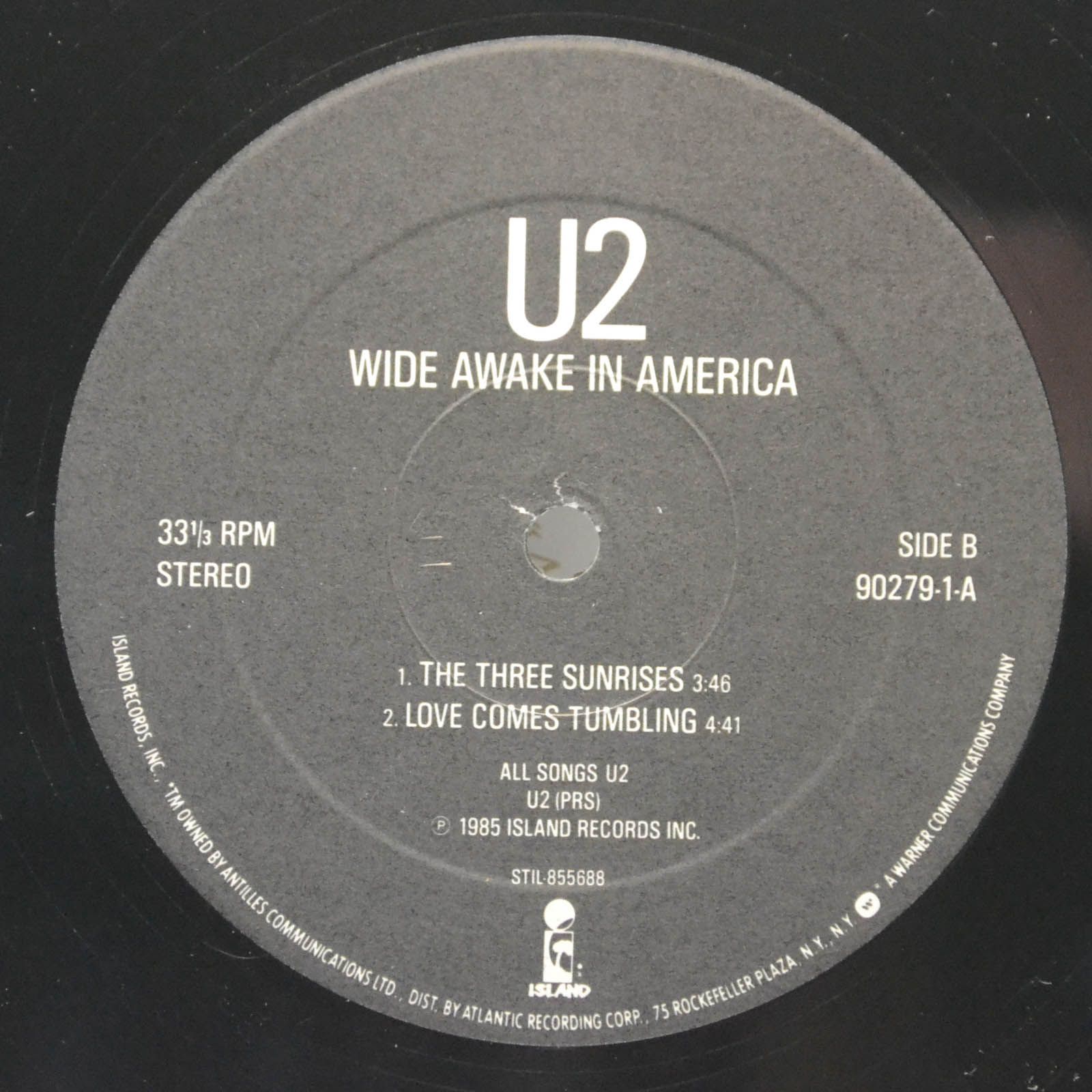 U2 — Wide Awake In America (USA), 1985