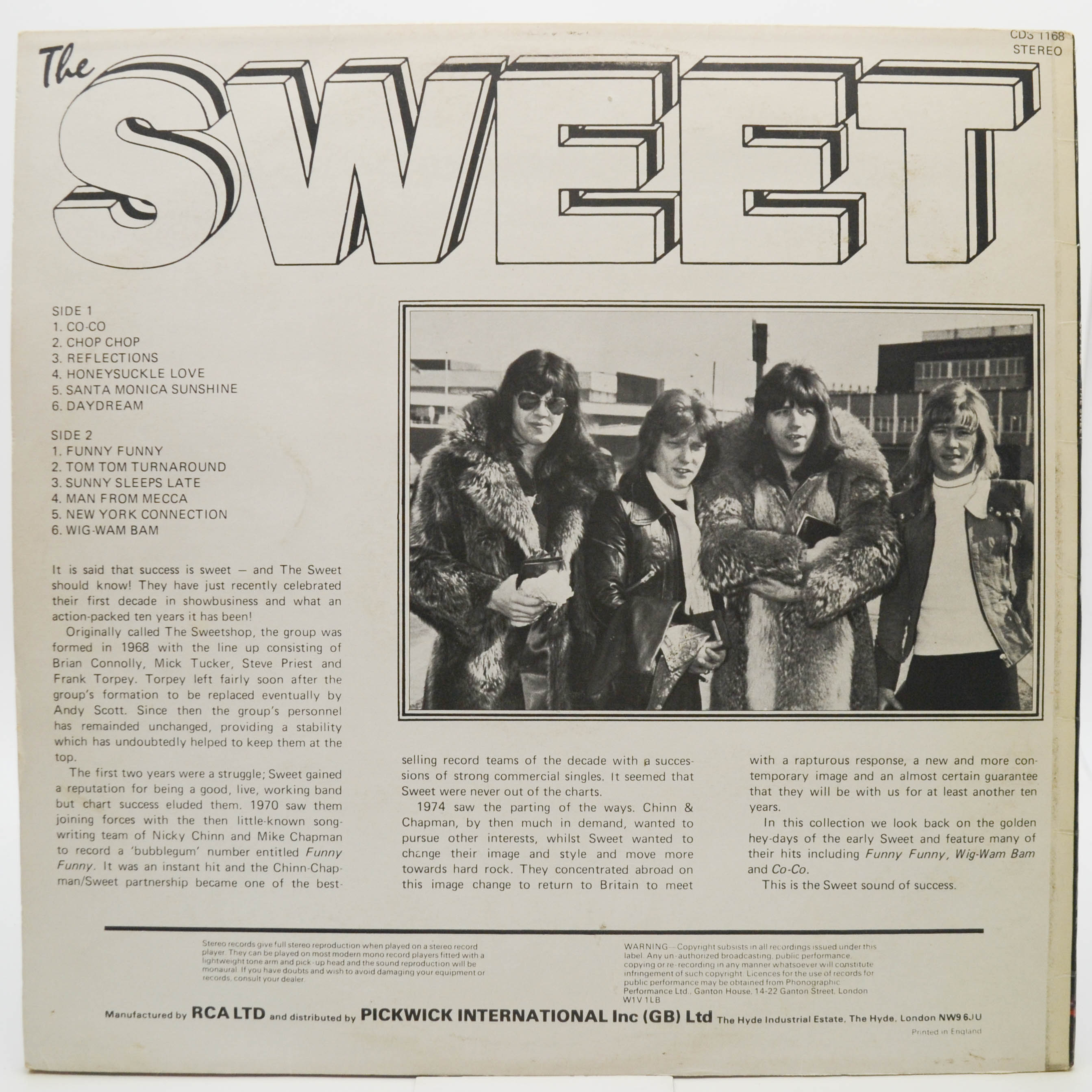 Sweet — The Sweet (UK), 1978