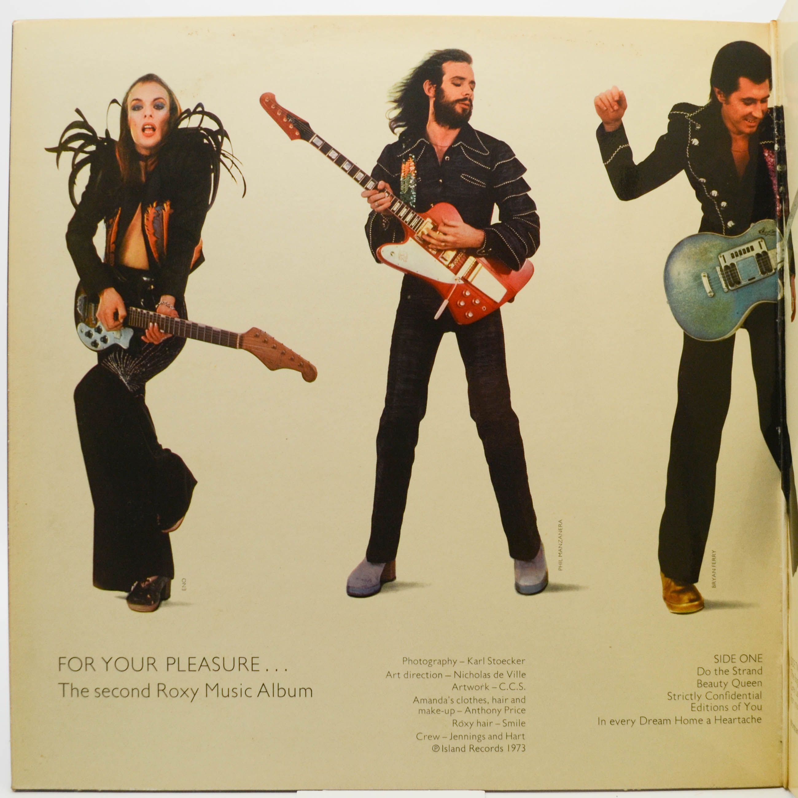 Roxy Music — For Your Pleasure (1-st, UK), 1973