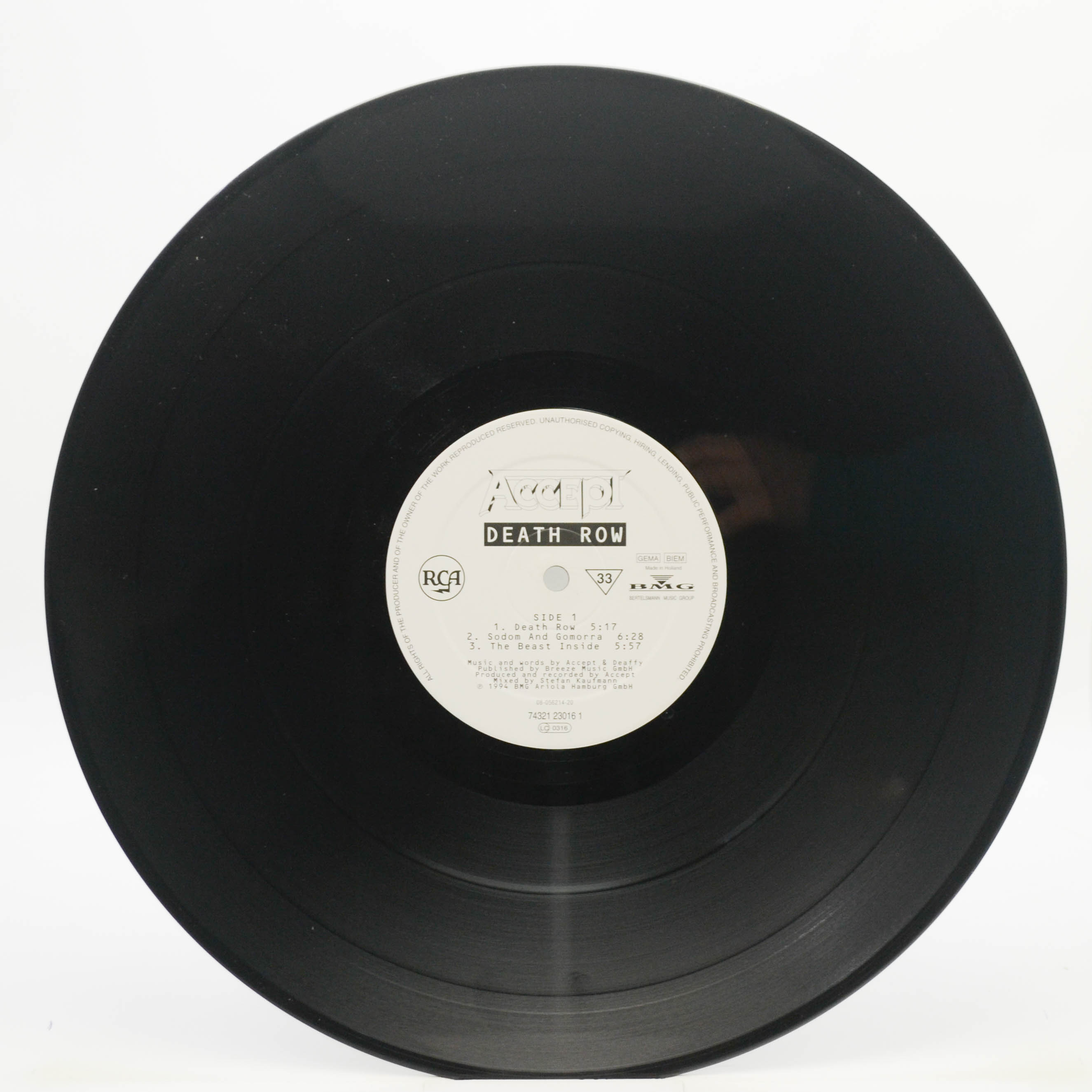 Accept — Death Row (2LP), 1994