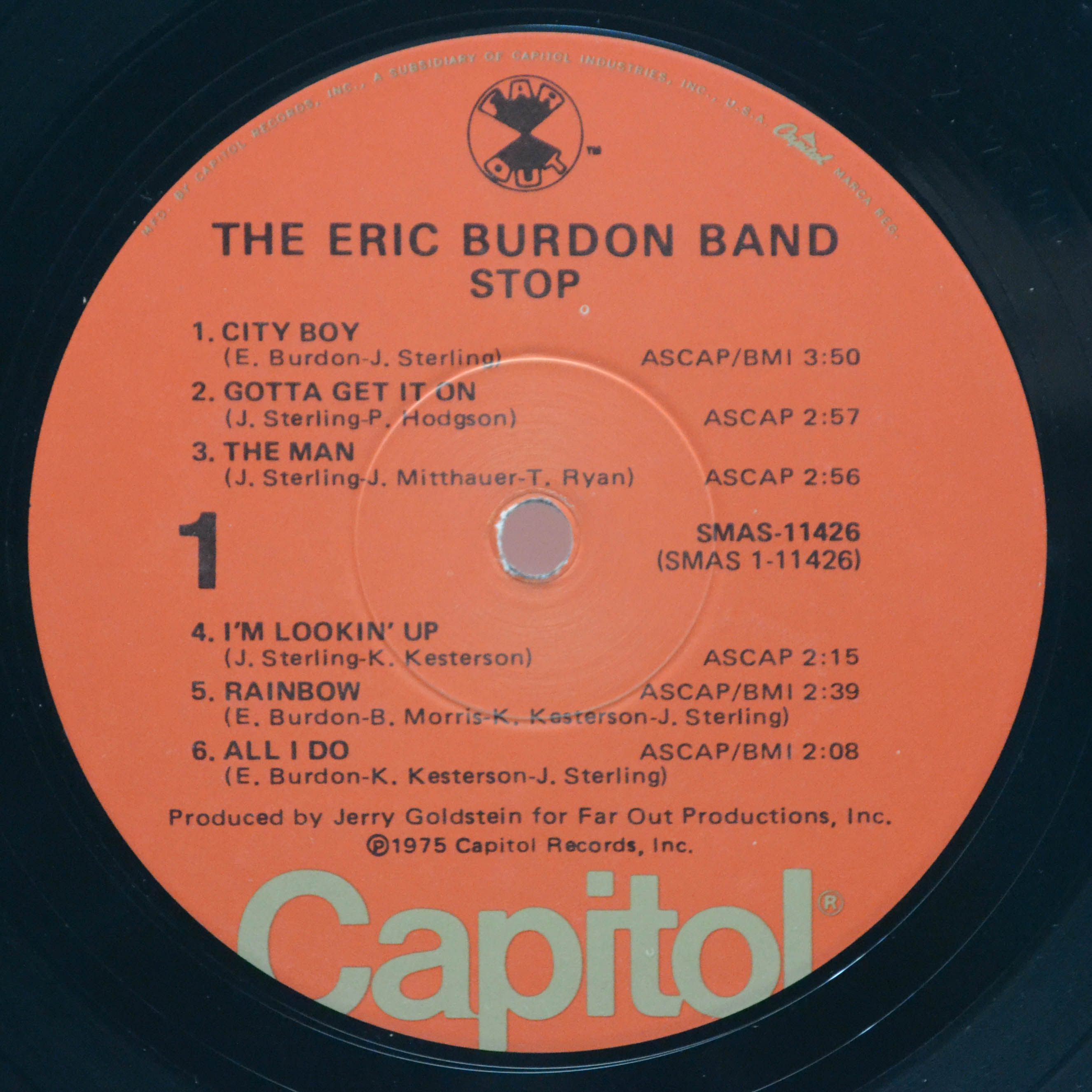 Eric Burdon Band — Stop (USA), 1975