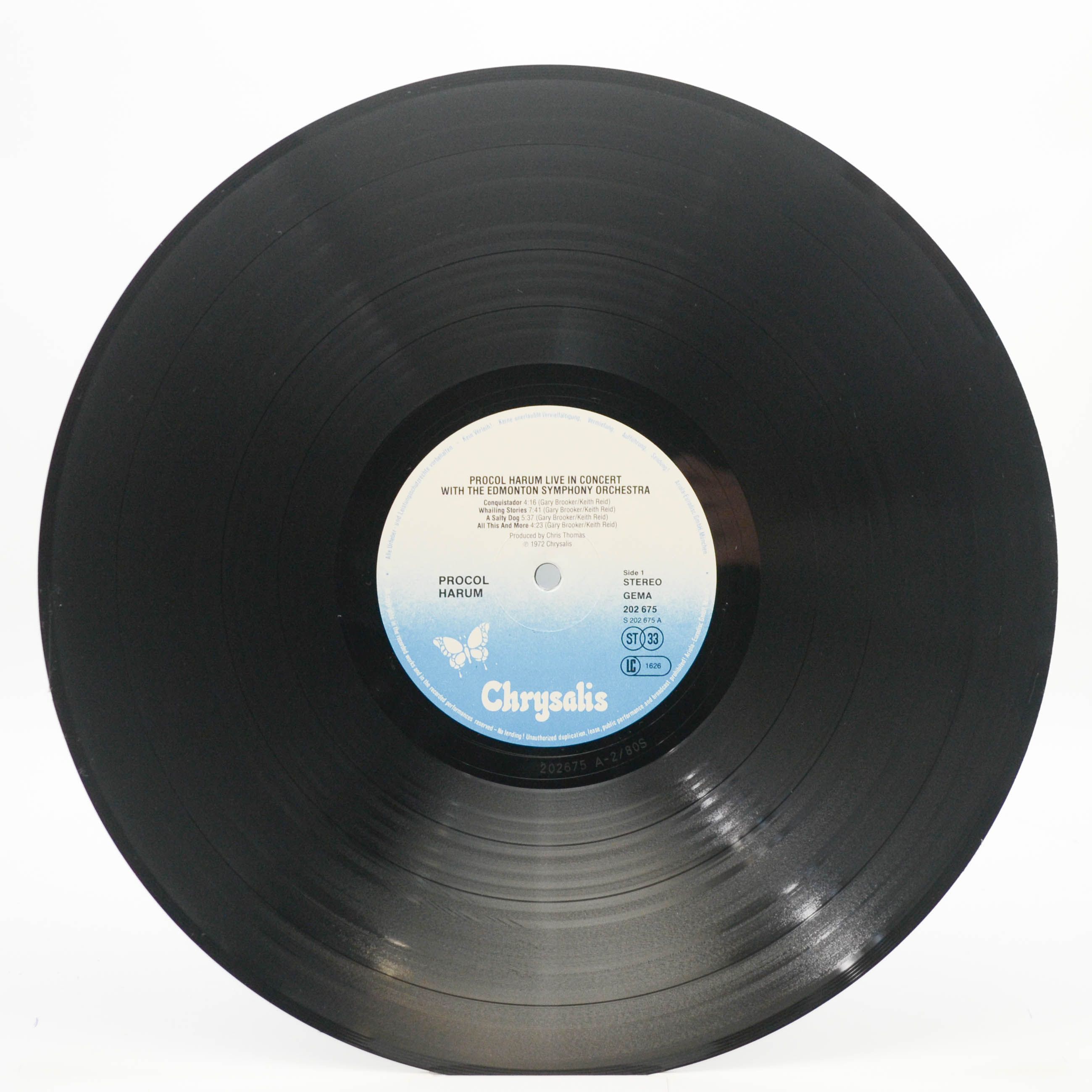 Procol Harum In Concert With The Edmonton Symphony Orchestra — Live, 1972