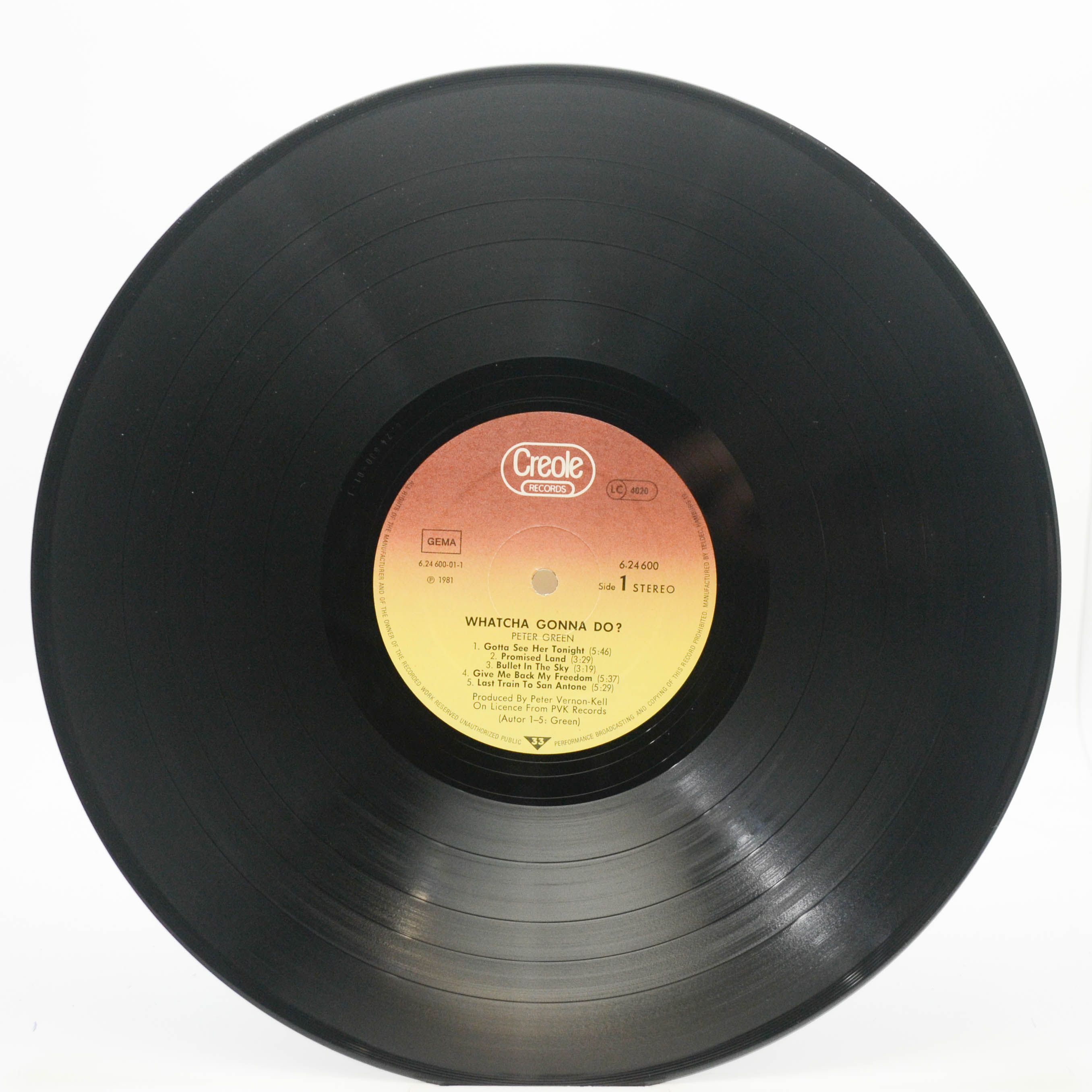 Peter Green — Whatcha Gonna Do?, 1981