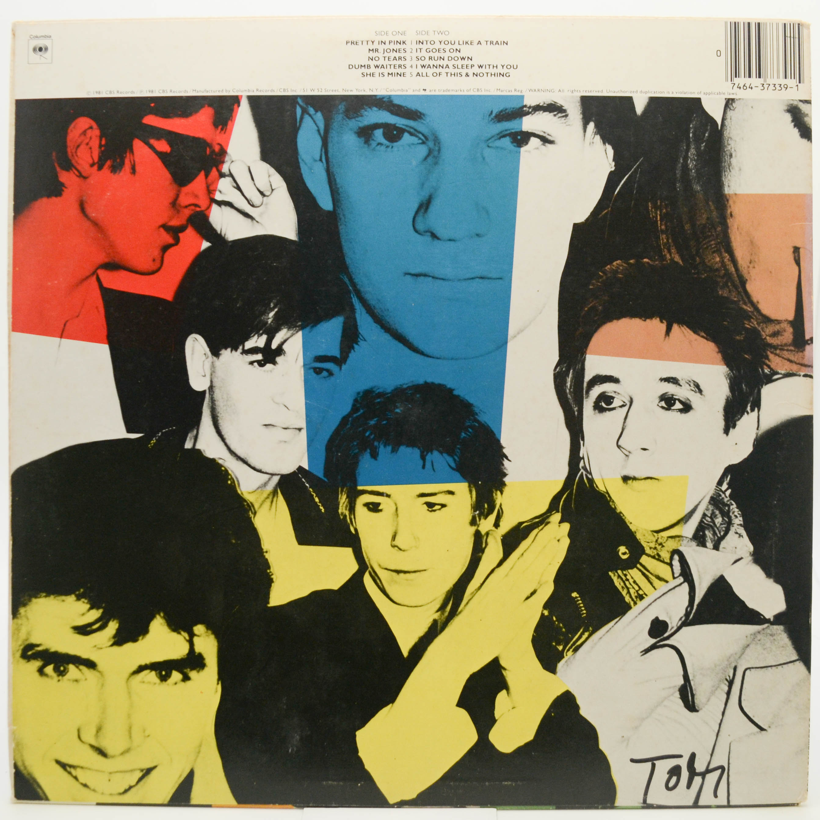 Виниловая пластинка Psychedelic Furs — Talk Talk Talk (USA), 1981