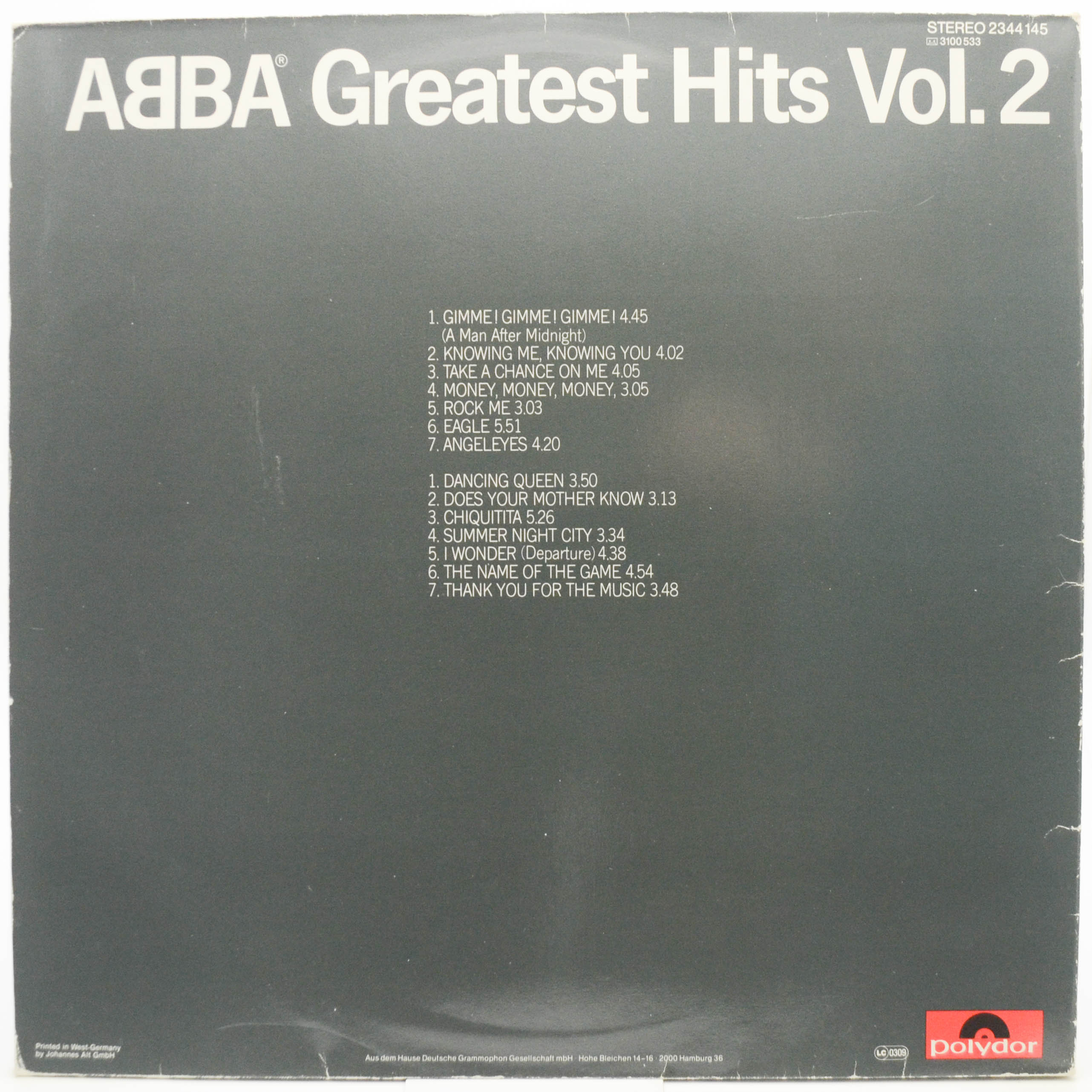 ABBA — Greatest Hits Vol. 2, 1979