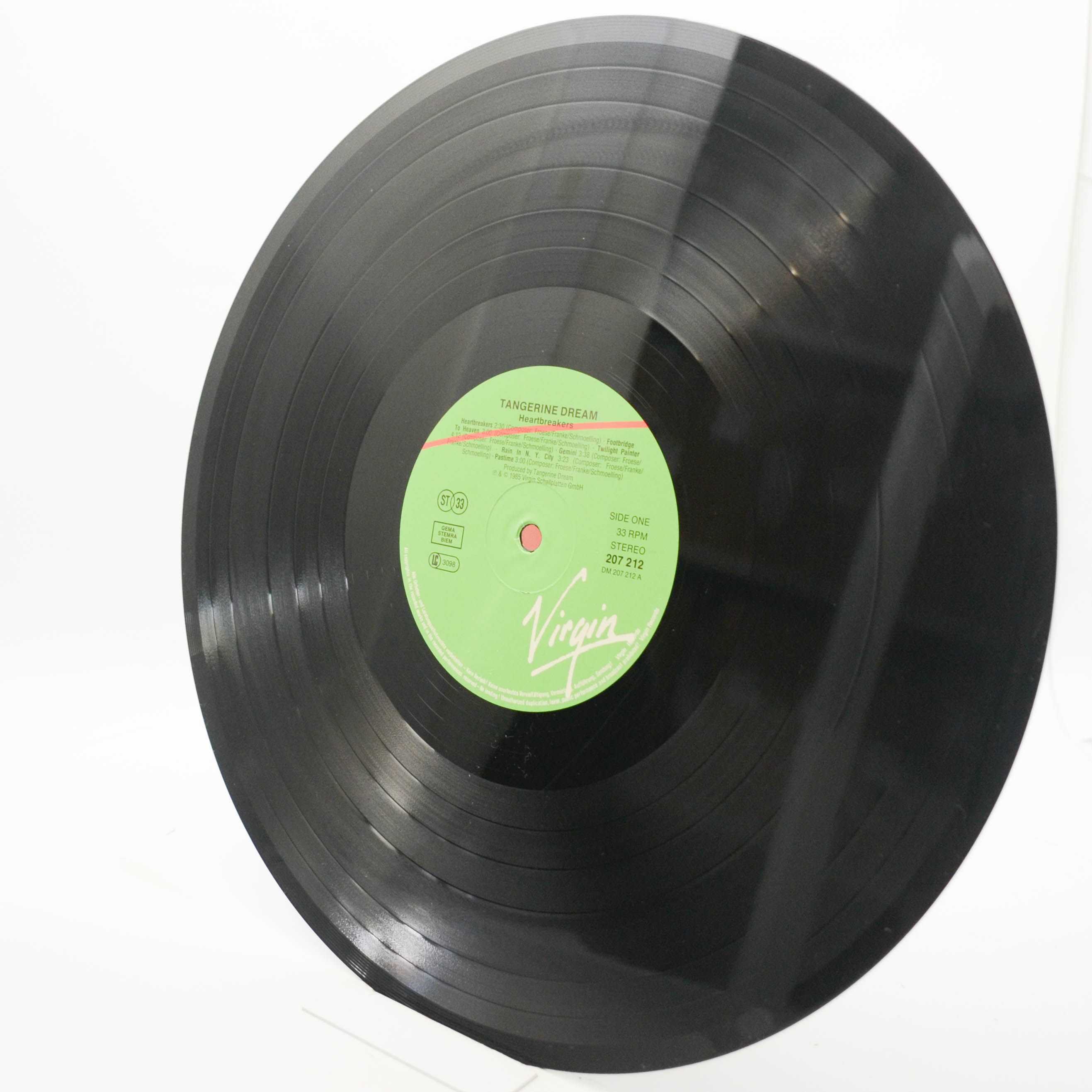 Tangerine Dream — Heartbreakers (Music From The Original Motion Picture Soundtrack), 1985