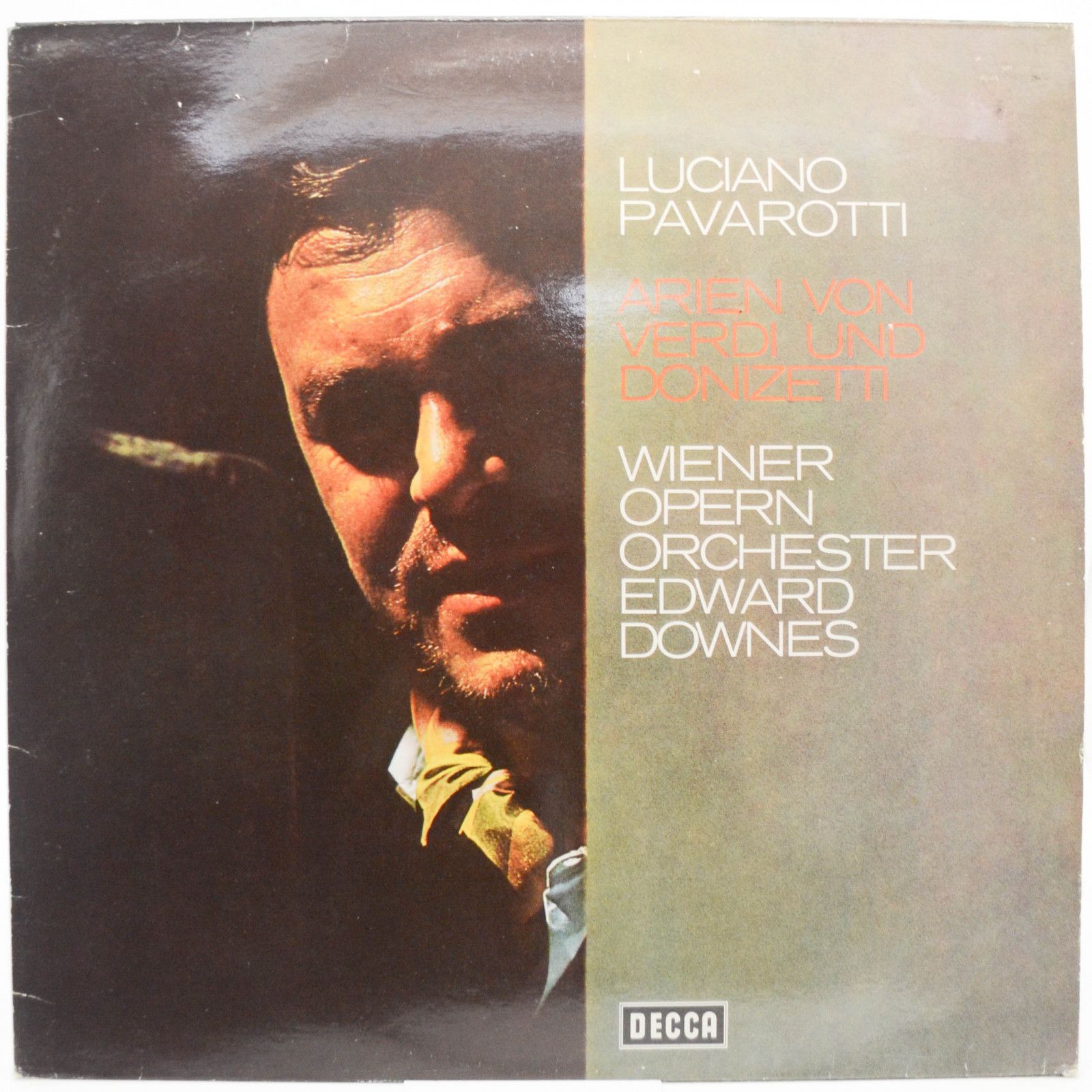 Luciano Pavarotti , Wiener Opernorchester, Edward Downes — Arien Von Verdi Und Donizetti (booklet), 1973