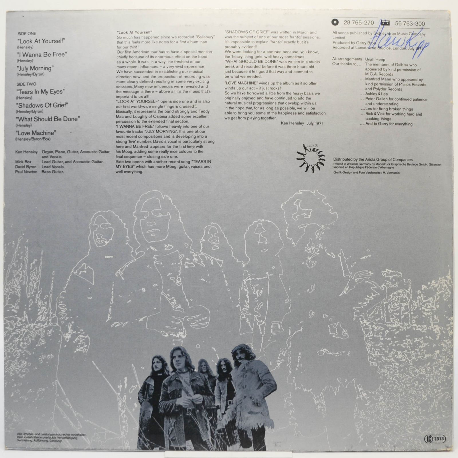 Uriah Heep — Look At Yourself, 1971
