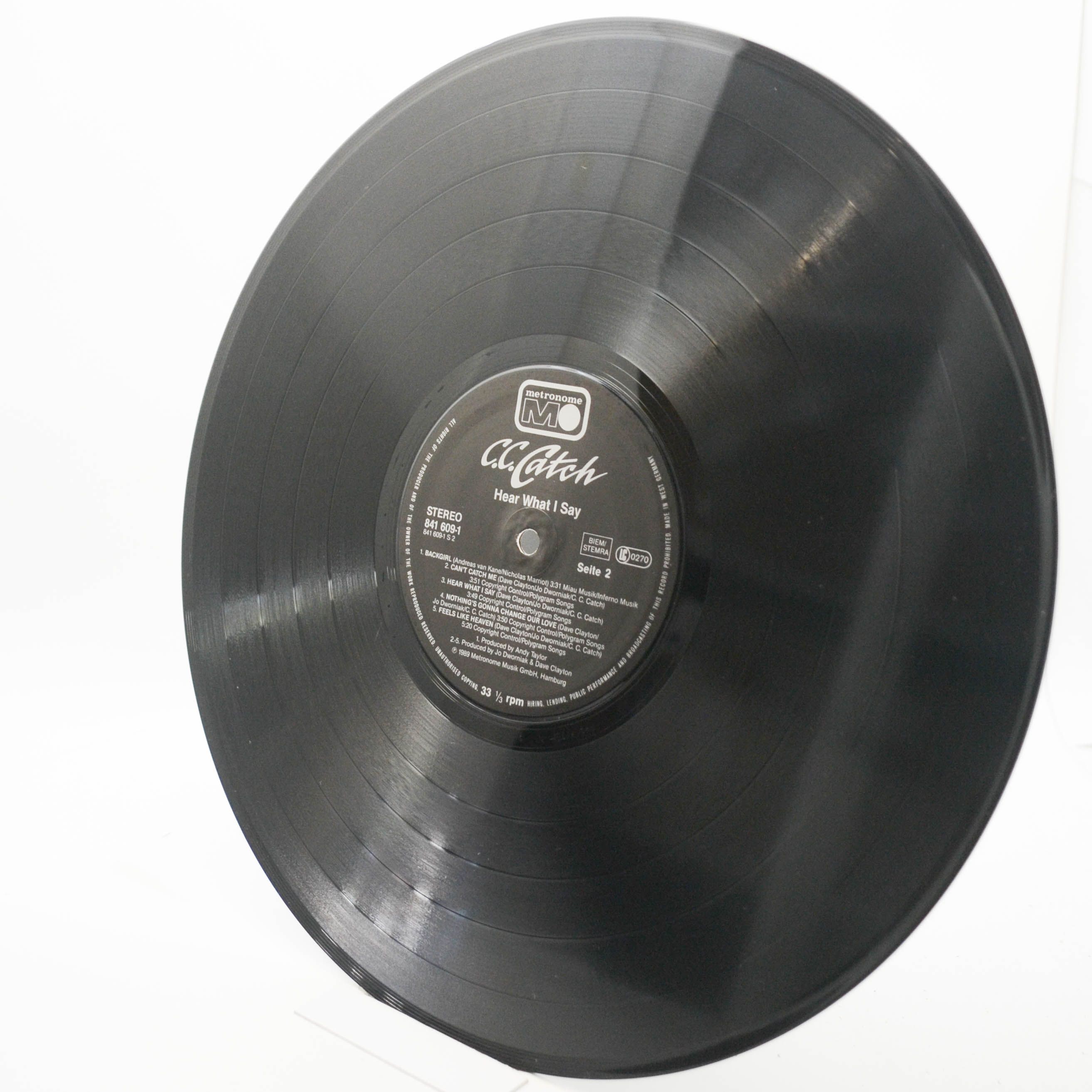 C.C. Catch — Hear What I Say, 1989