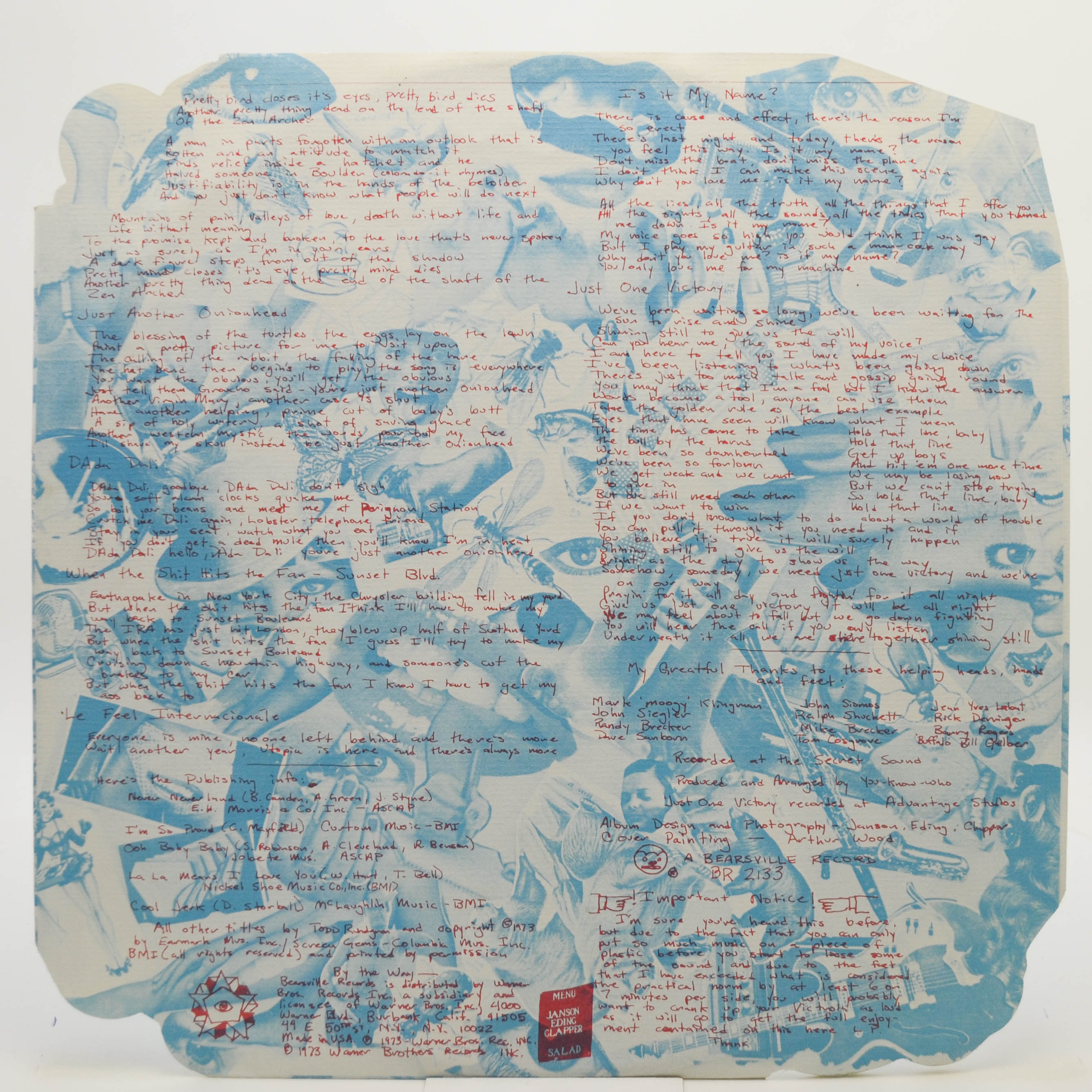 Todd Rundgren — A Wizard, A True Star (1-st, USA), 1973