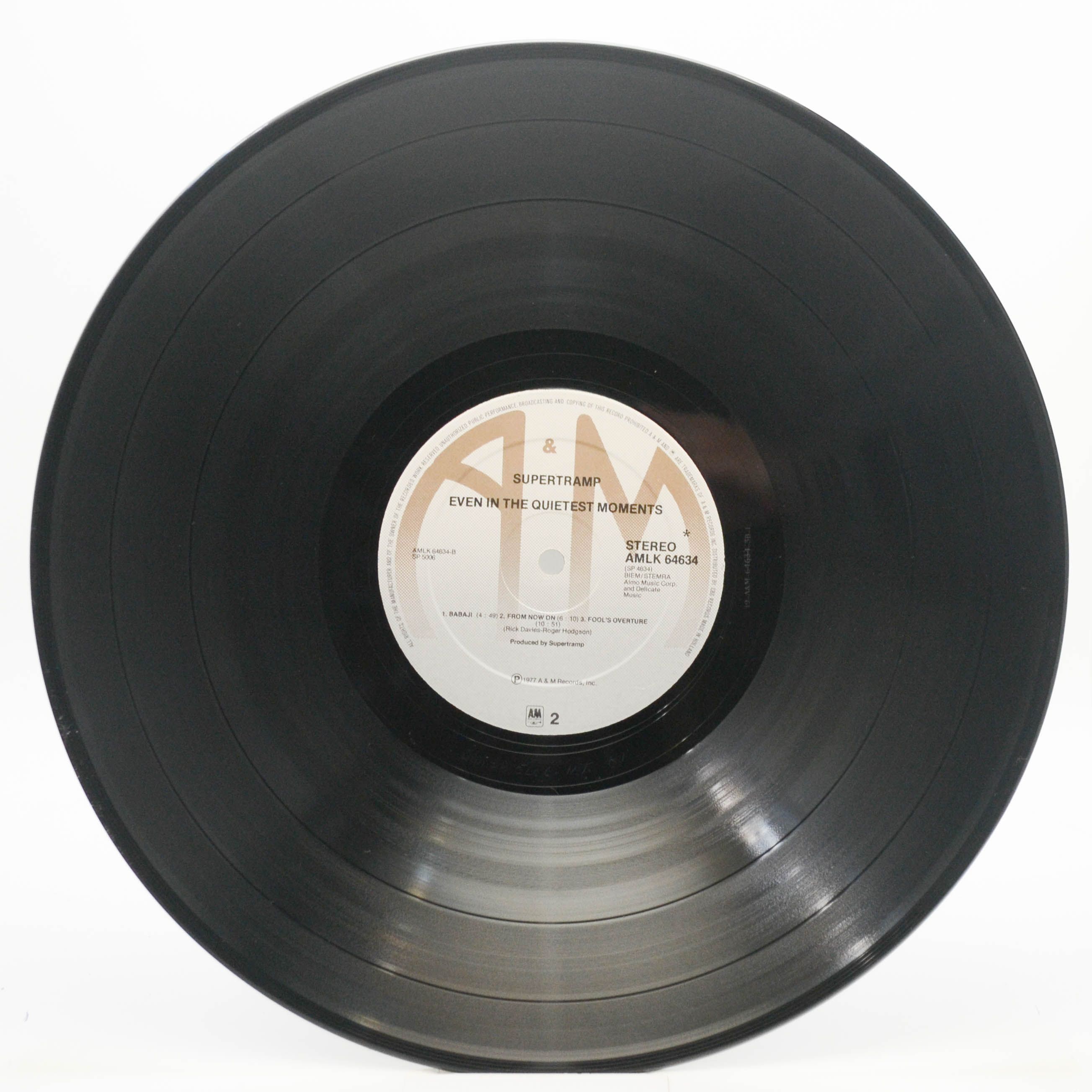 Supertramp — Even In The Quietest Moments..., 1977