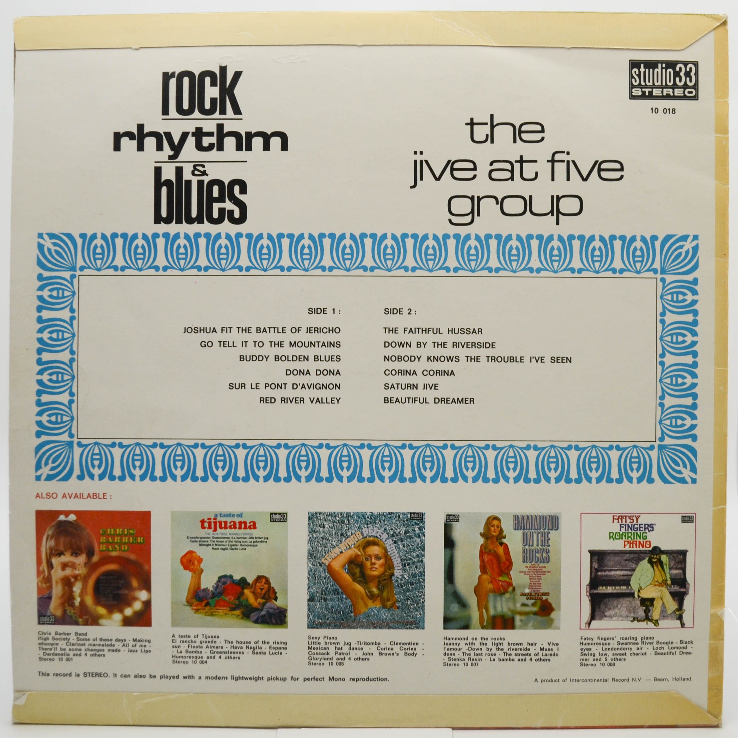 Jive At Five Group — Rock, Rhythm & Blues,