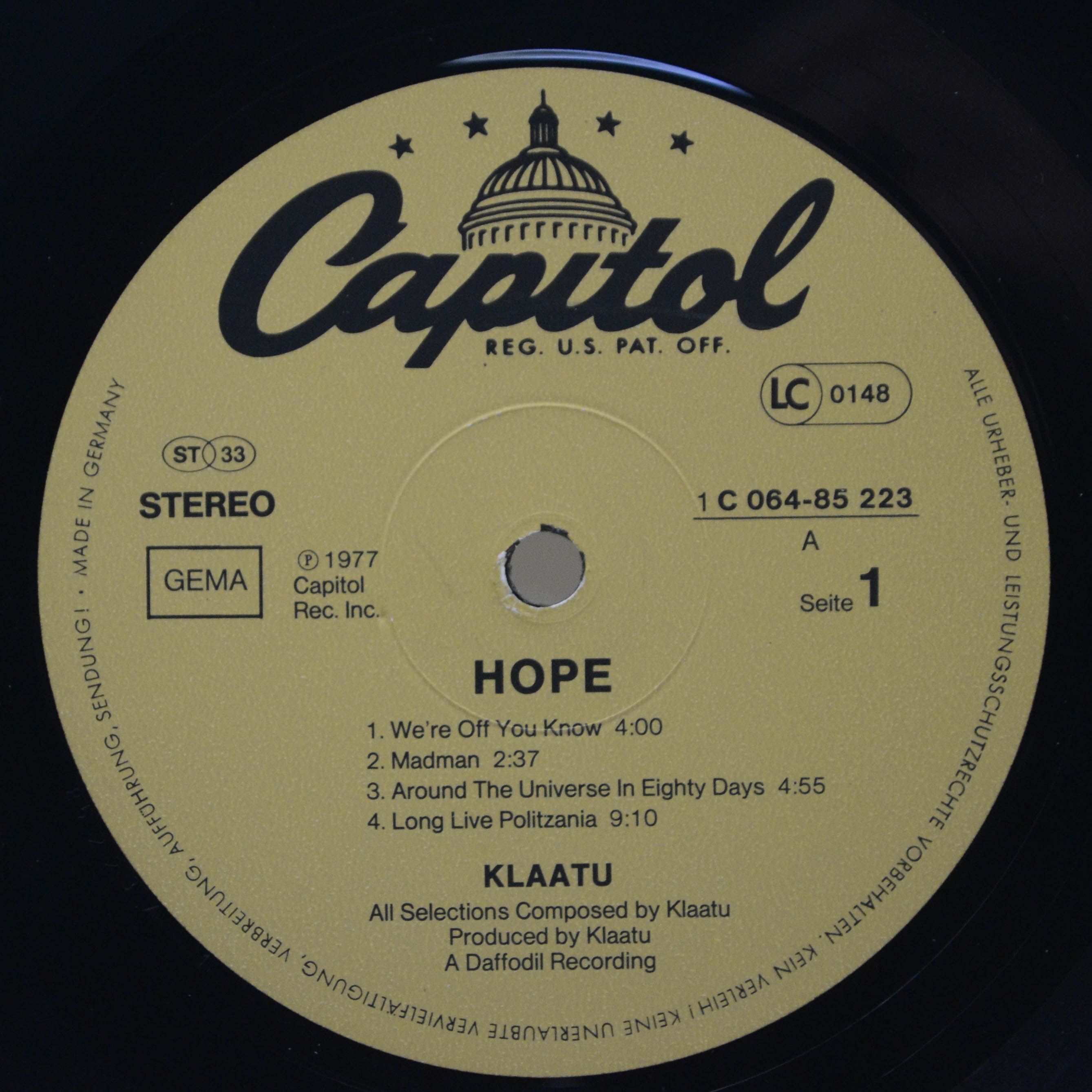 Klaatu — Hope, 1977