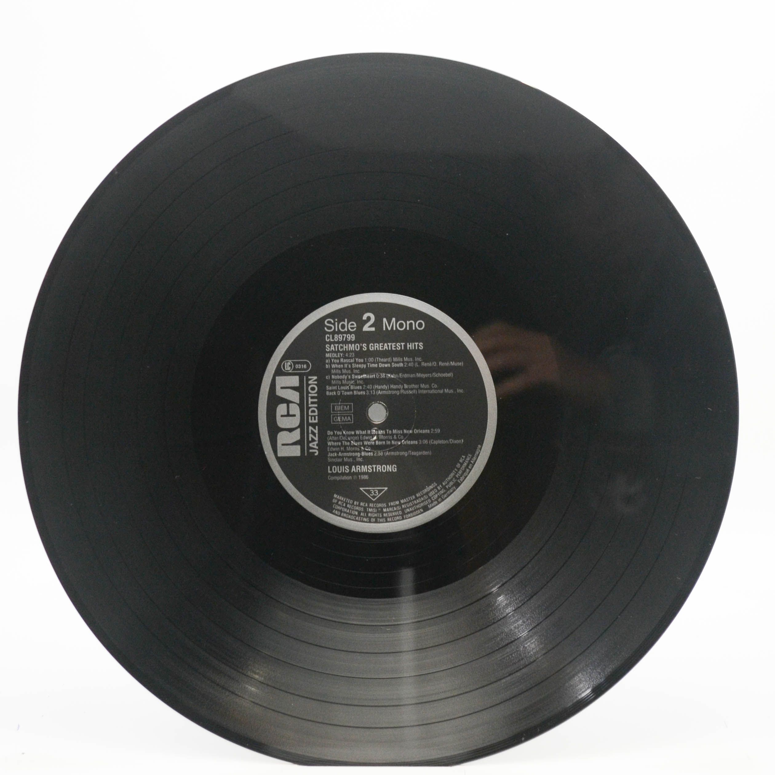 Louis Armstrong — Satchmo's Greatest Hits, 1986