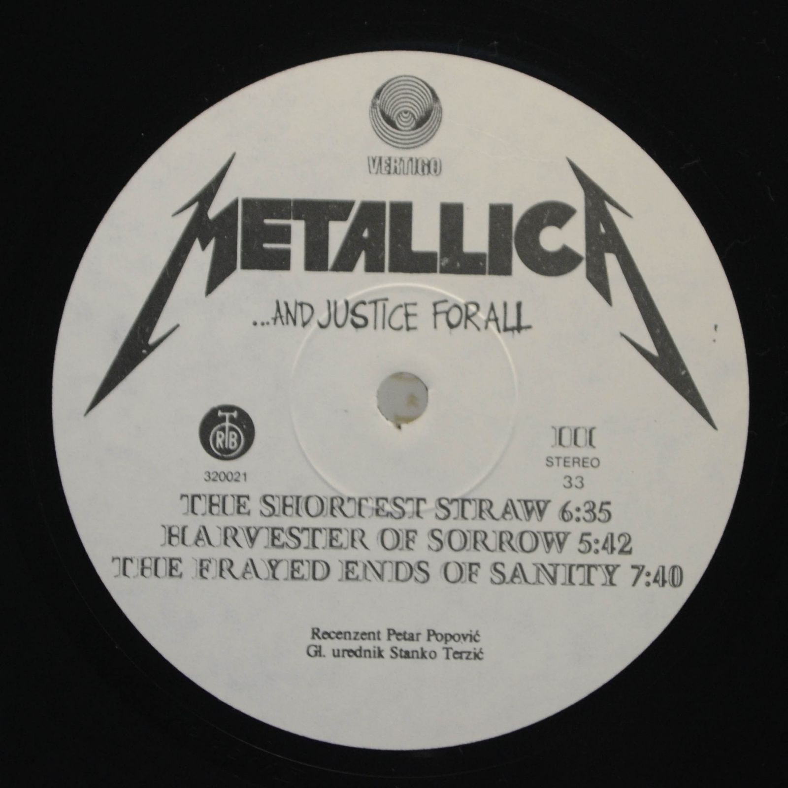 Metallica — ...And Justice For All, 1988