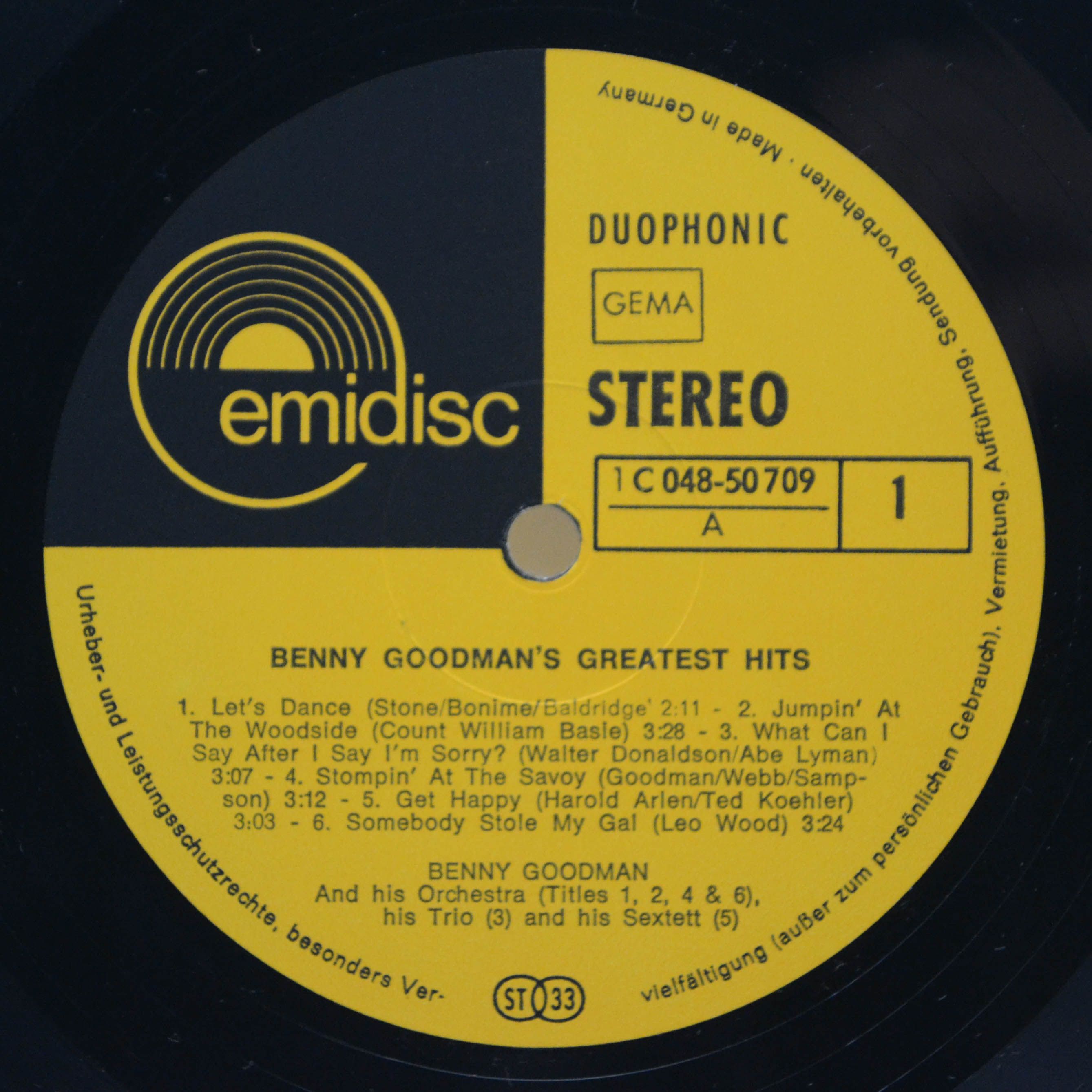 Benny Goodman — Benny Goodman's Greatest Hits, 1961