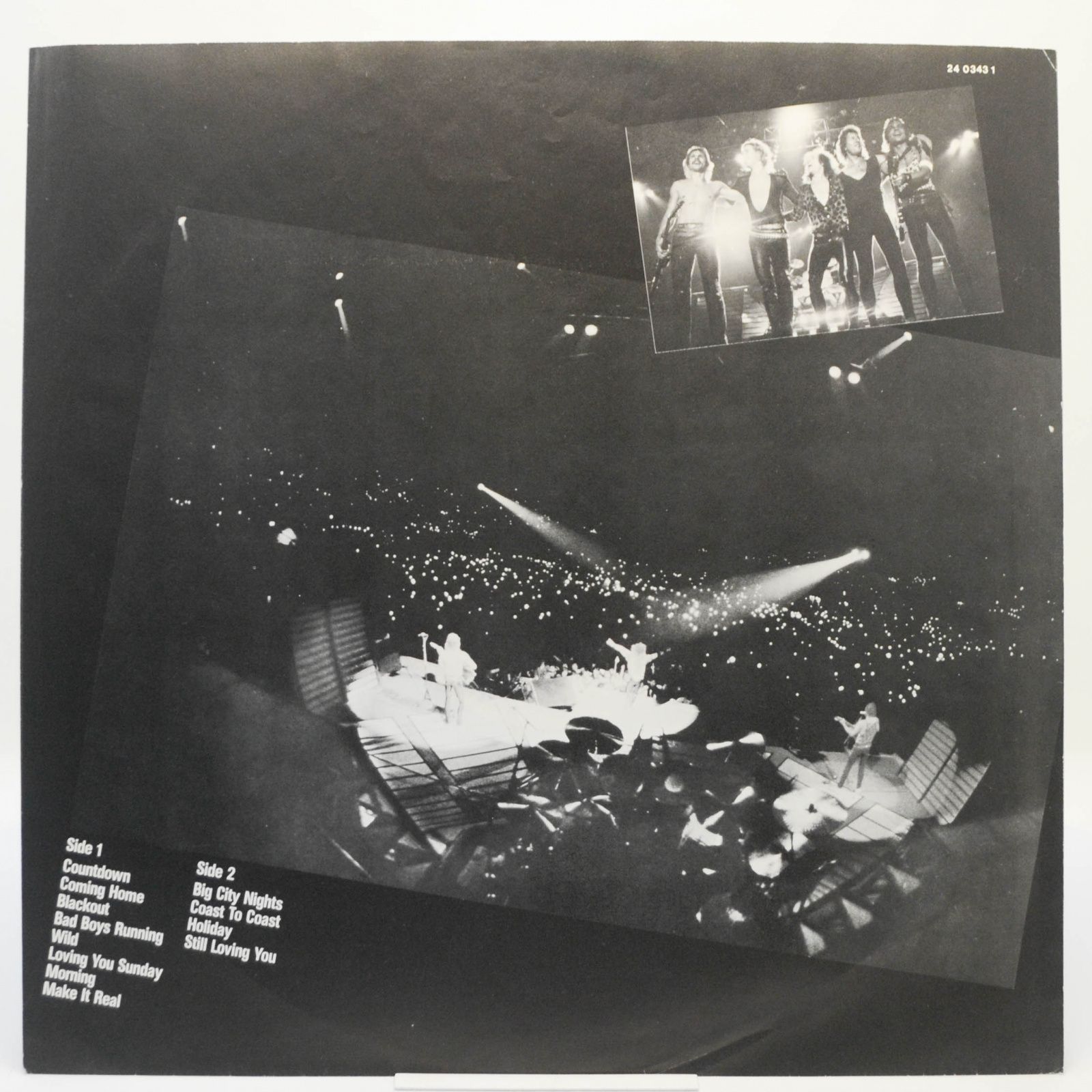 Scorpions — World Wide Live (2LP, poster), 1985