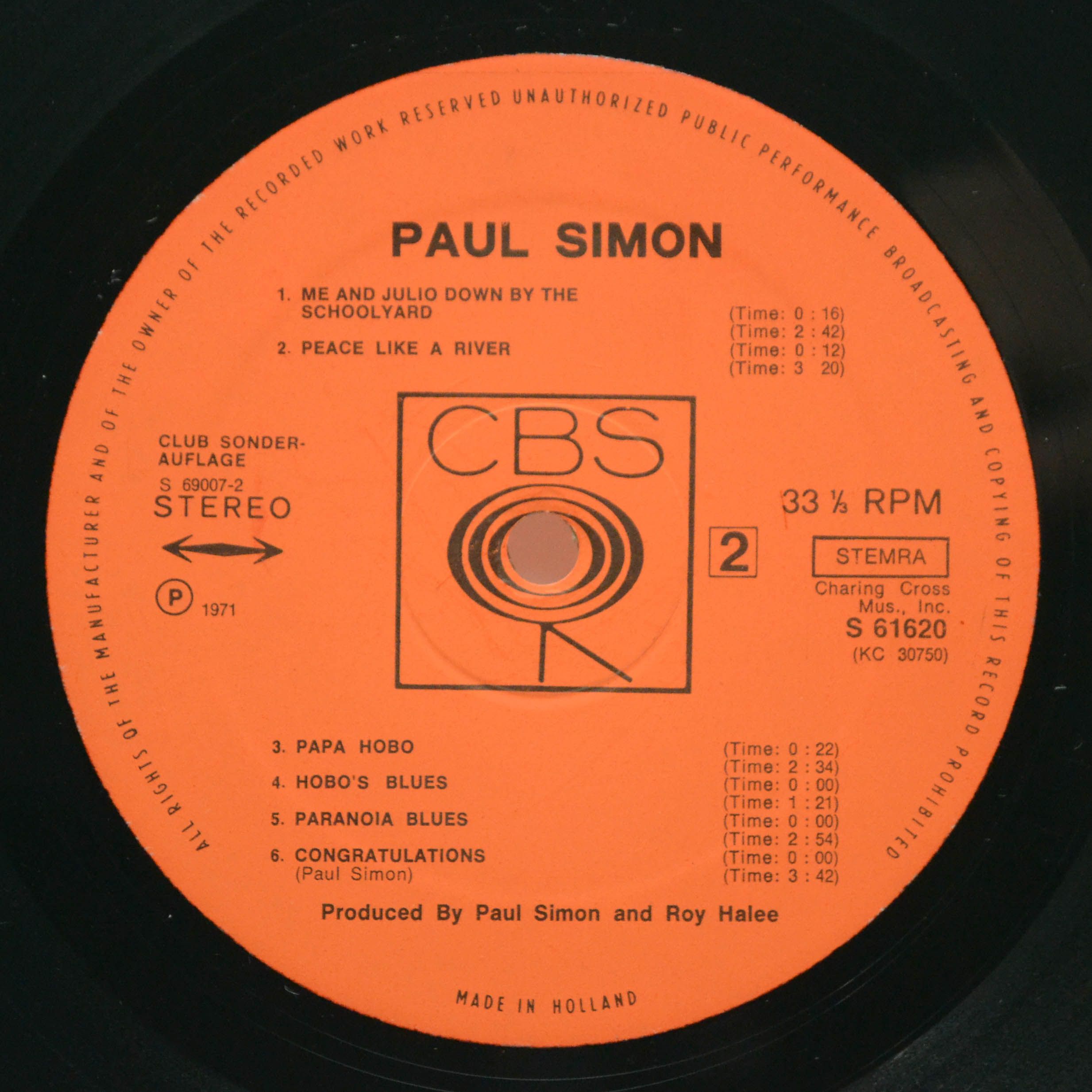 Paul Simon — Paul Simon, 1971