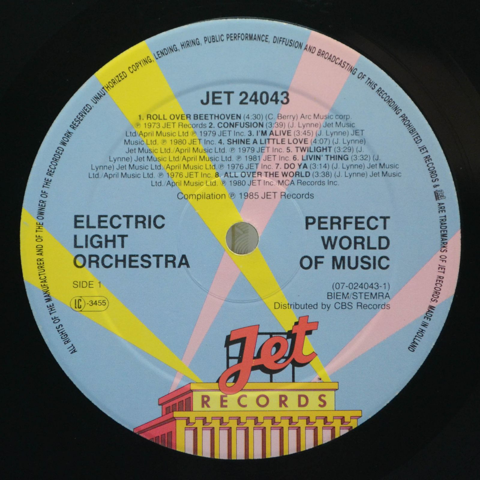 Electric Light Orchestra — A Perfect World Of Music, 1985