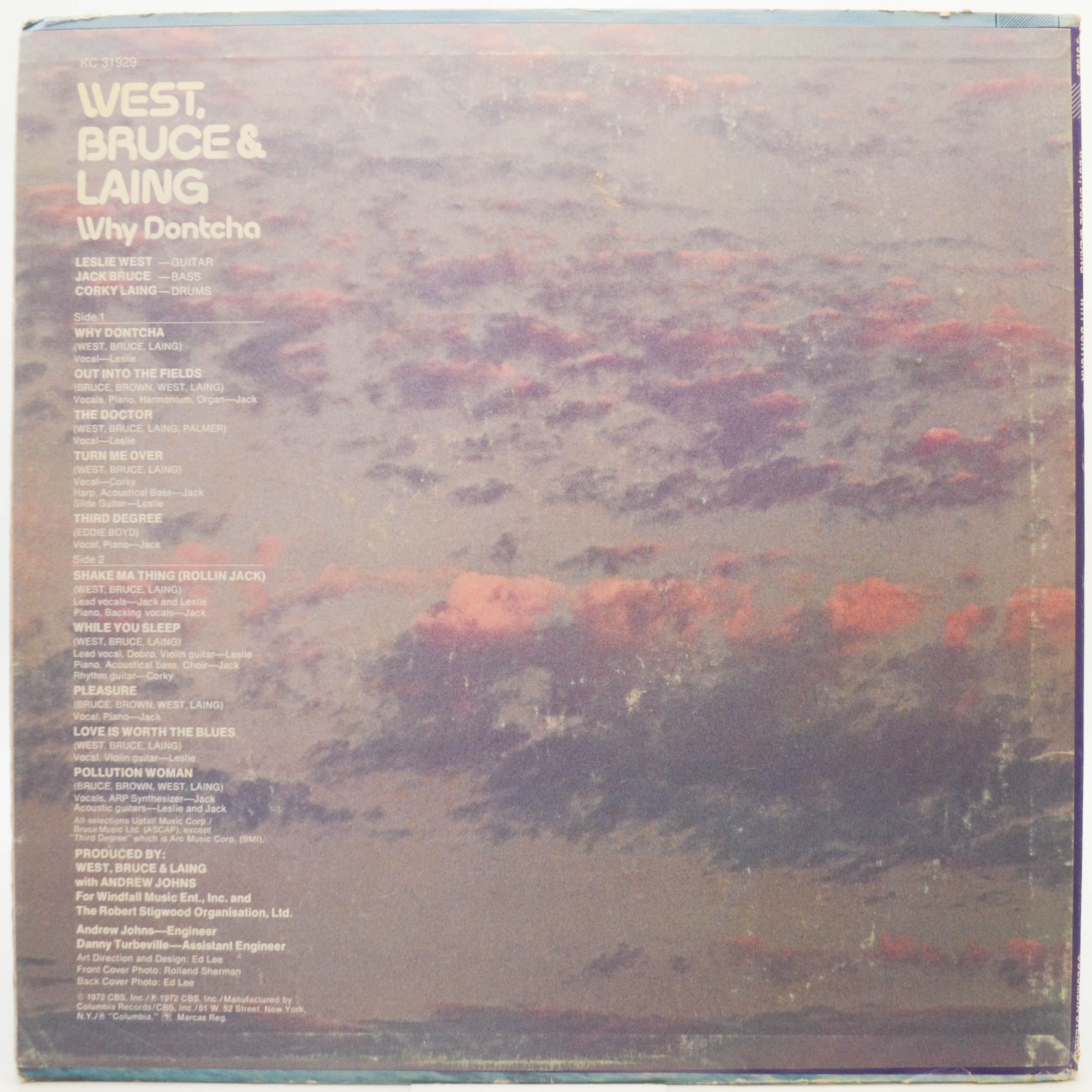 West, Bruce & Laing — Why Dontcha (USA), 1972