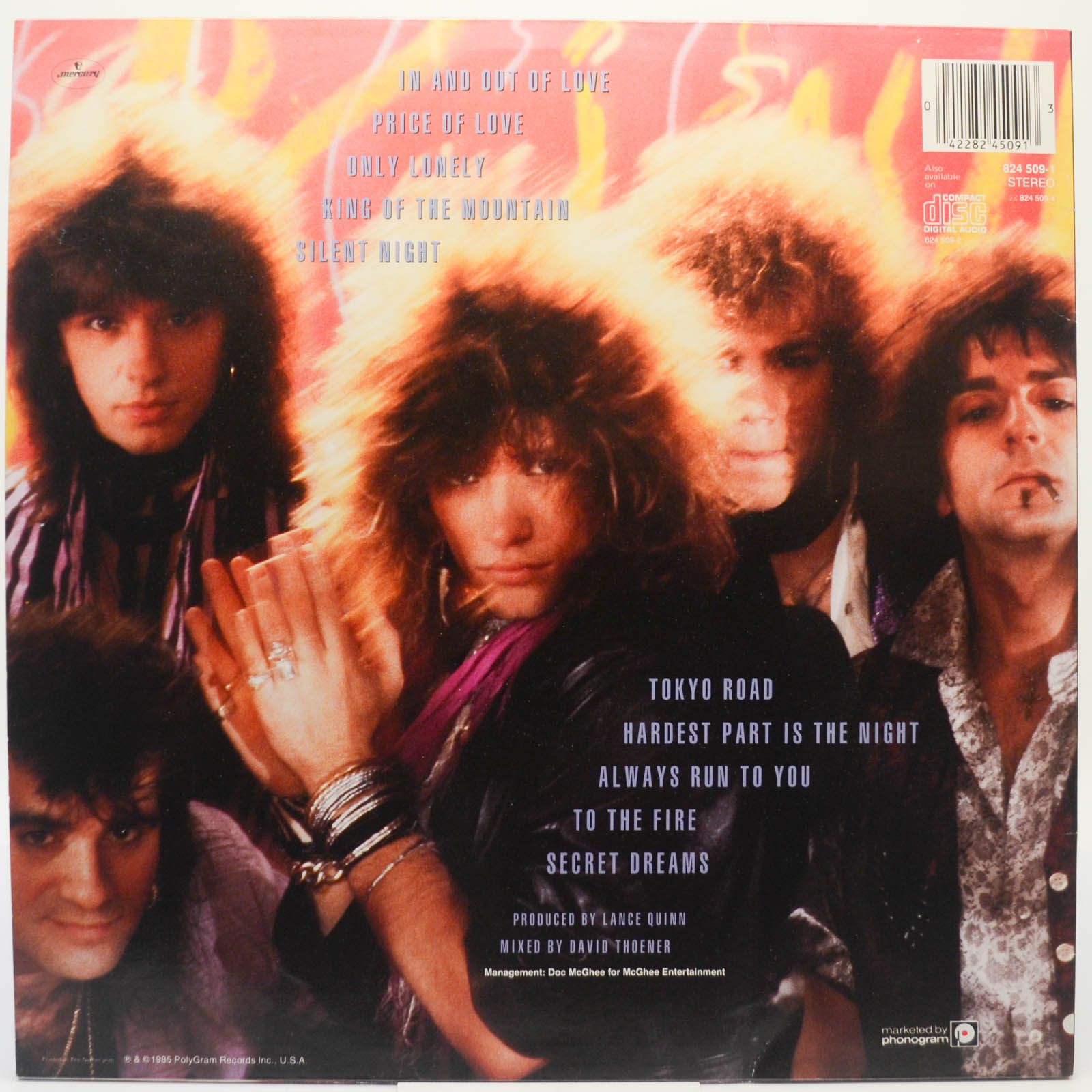 Bon Jovi — 7800° Fahrenheit, 1985