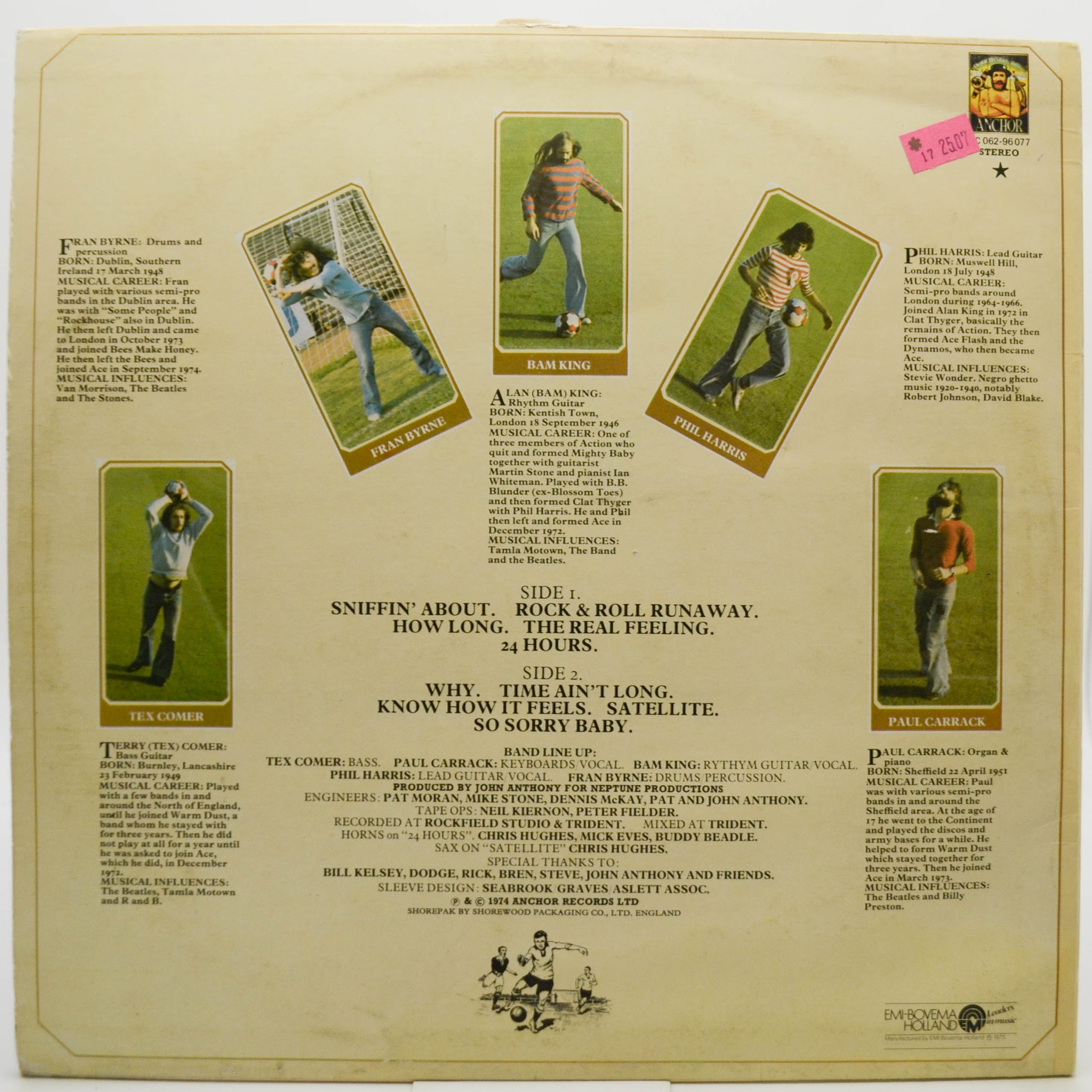 Ace — Five-A-Side, 1974