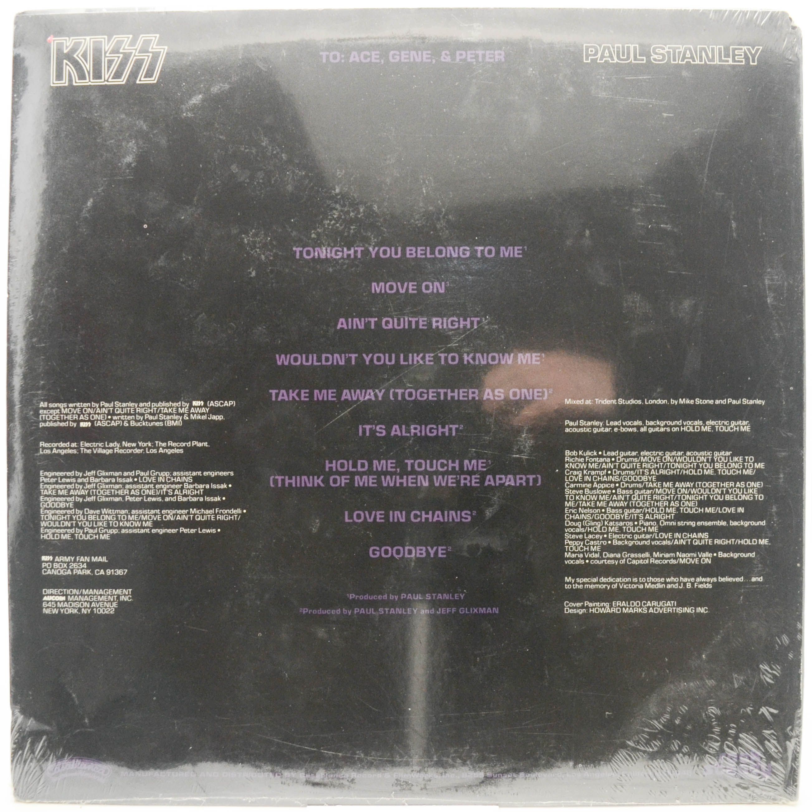 Kiss, Paul Stanley — Paul Stanley (1-st, USA), 1978