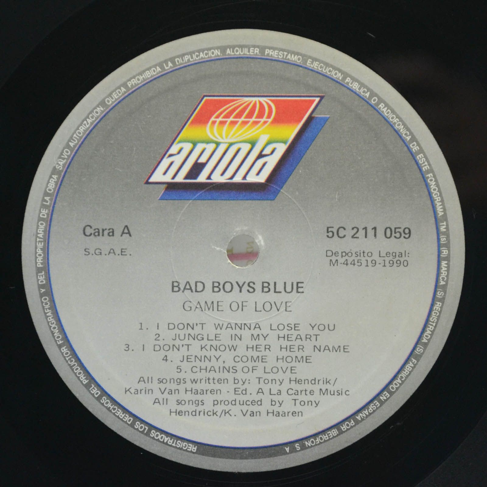 Bad Boys Blue — Game Of Love, 1990