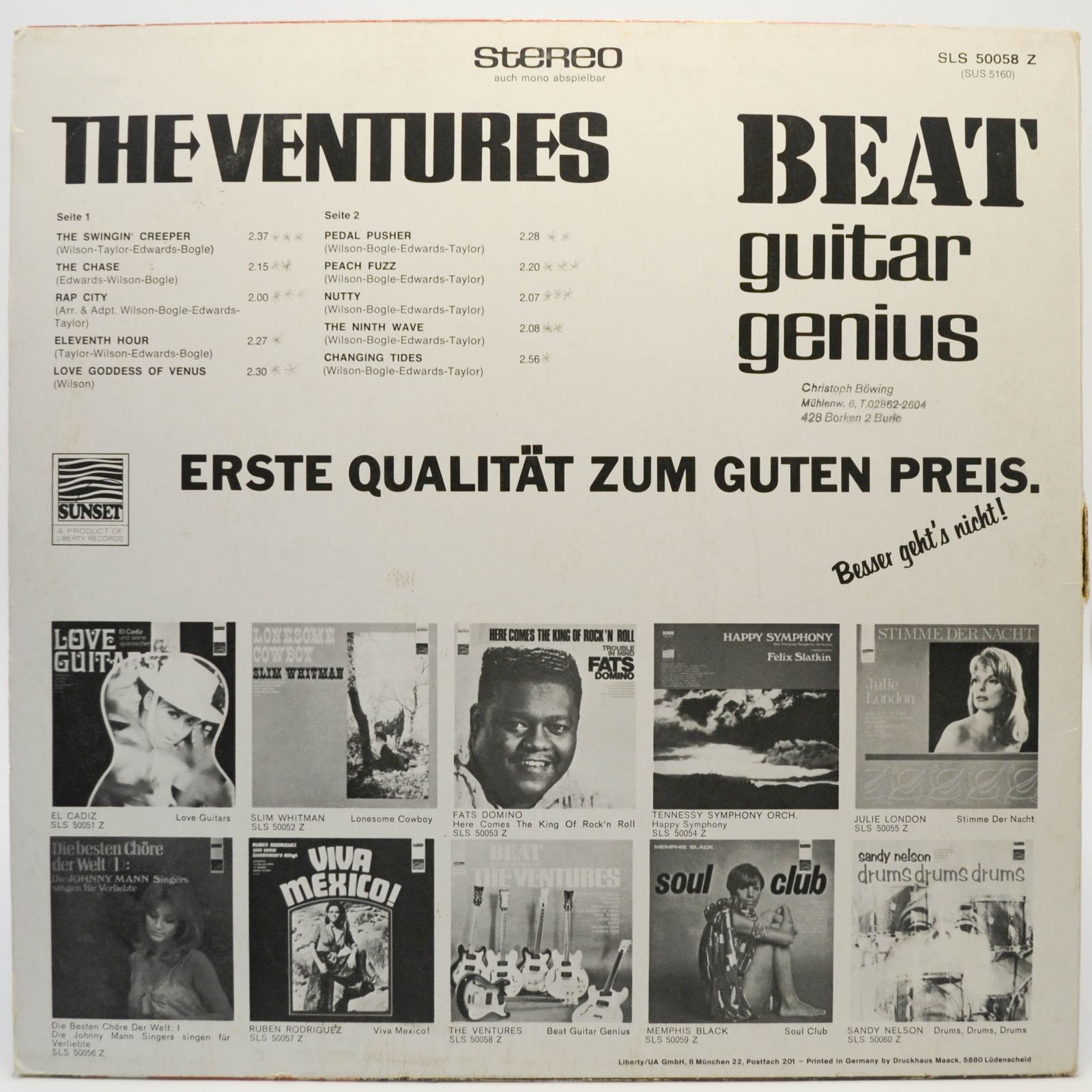 Ventures — Beat Guitar Genius Of The Ventures, 1967