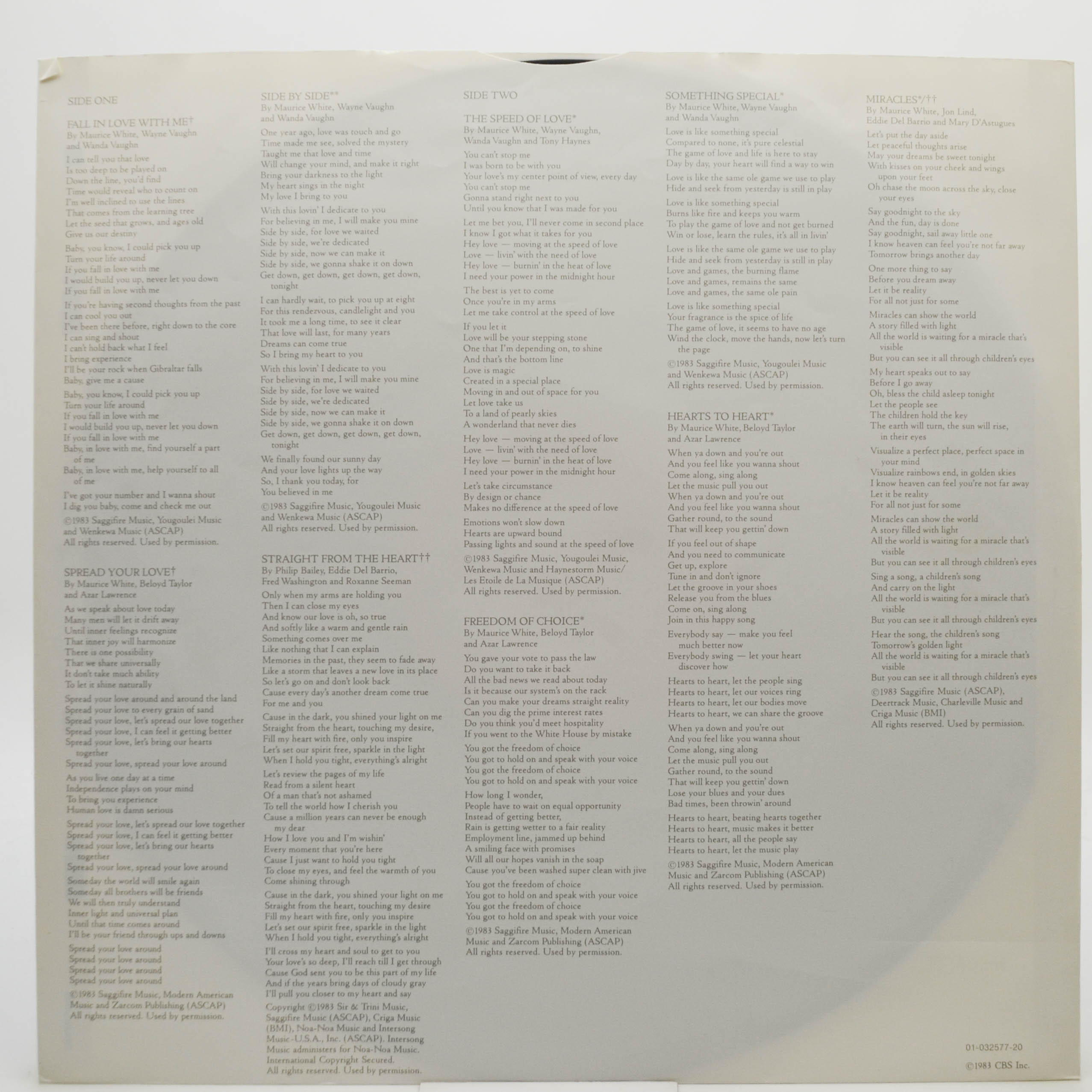 Earth, Wind & Fire — Powerlight, 1983