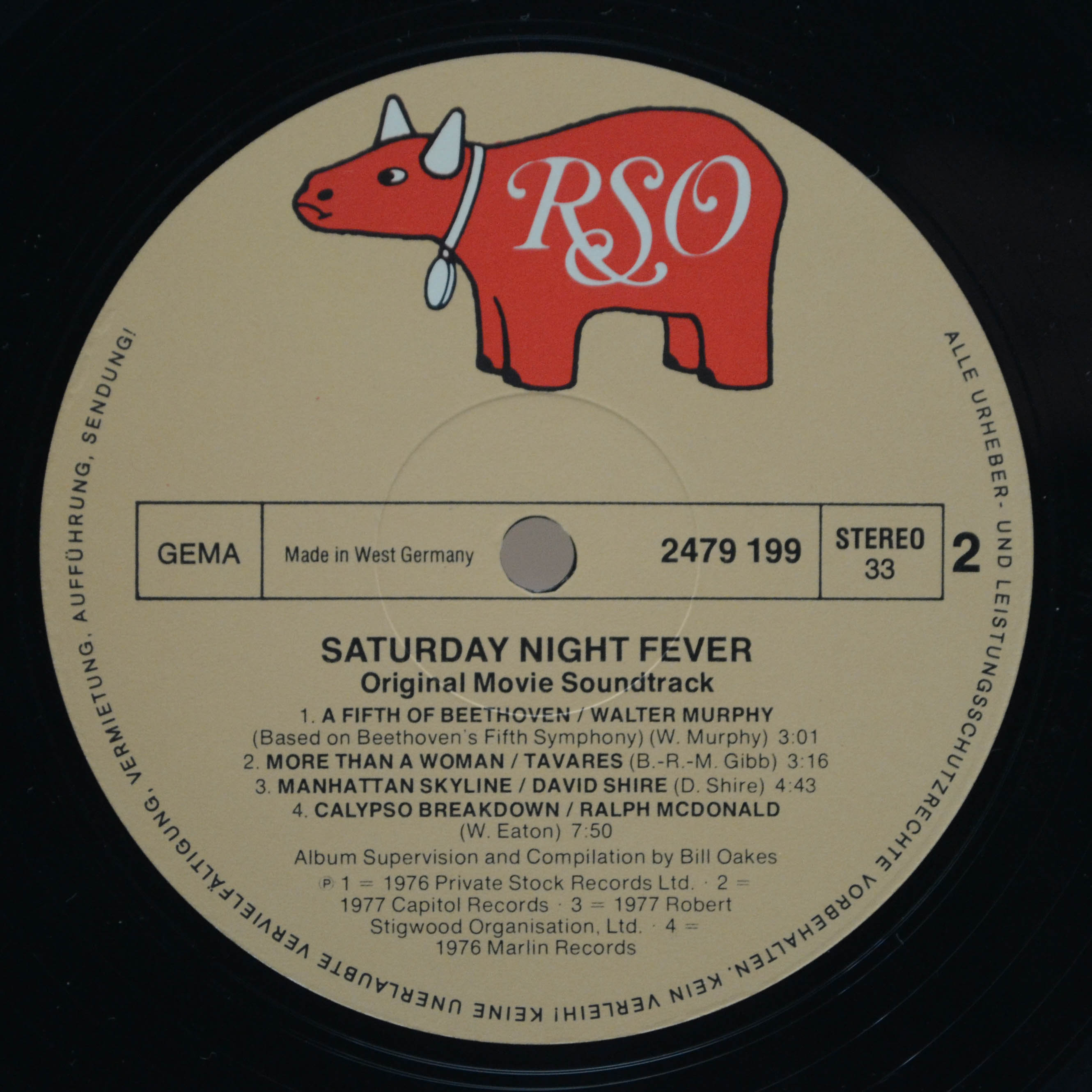 Виниловая пластинка Various — Saturday Night Fever (The Original Movie Sound Track) (2LP), 1977