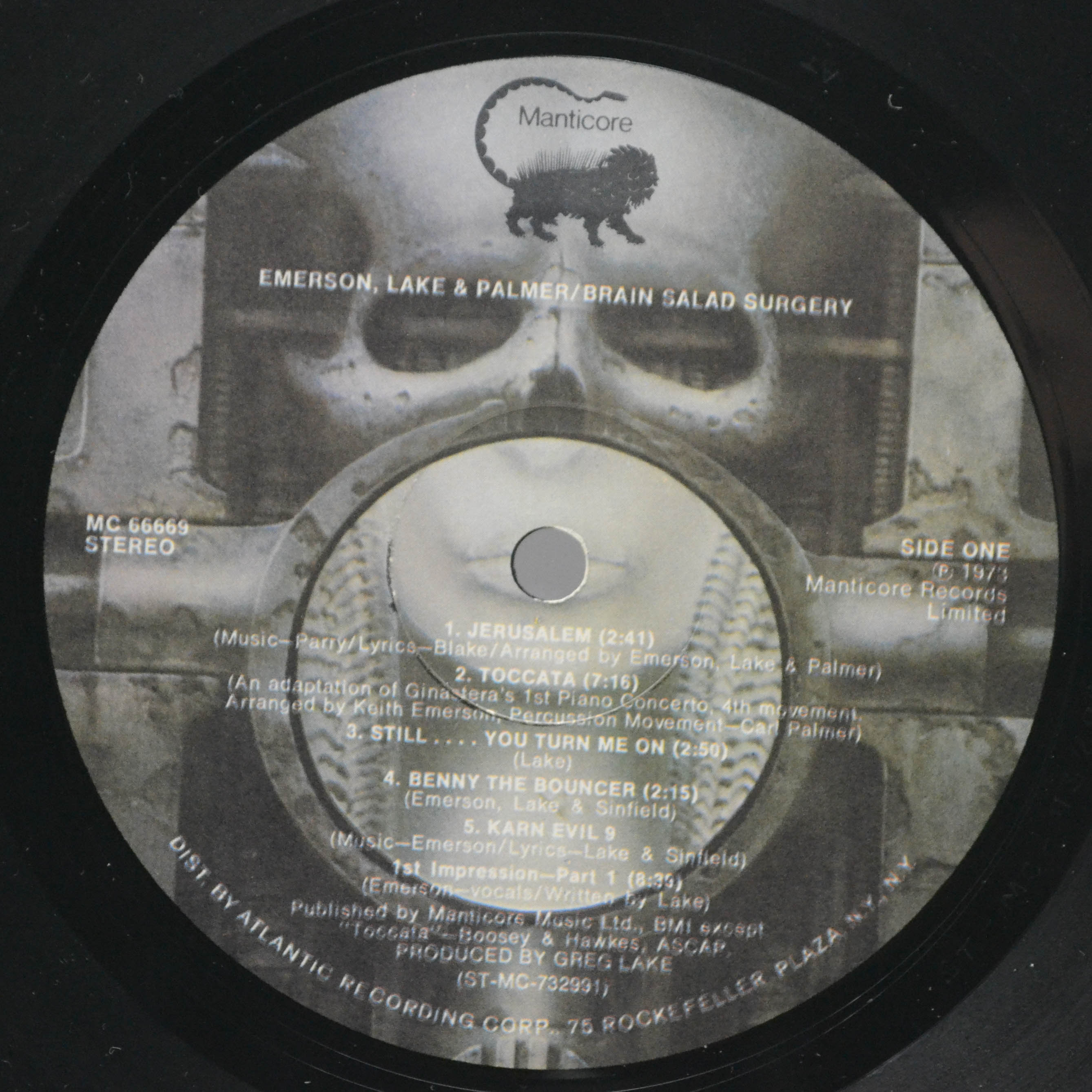 Emerson, Lake & Palmer — Brain Salad Surgery (USA), 1973