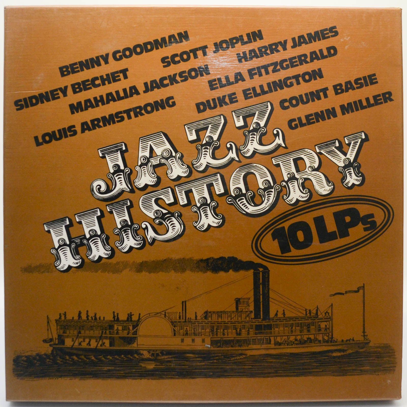Various — Jazz History (10LP), 1974