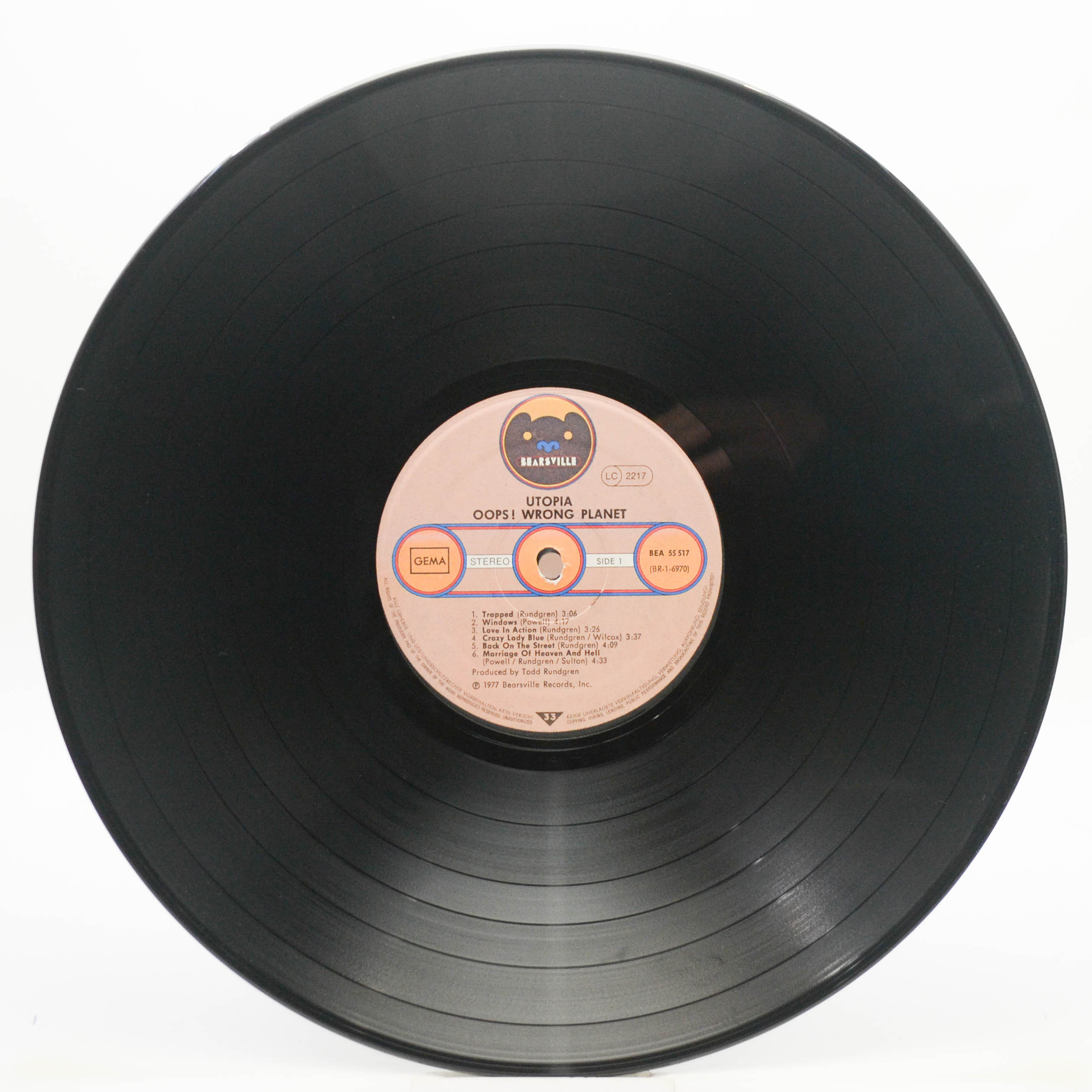 Utopia — Oops! Wrong Planet, 1977