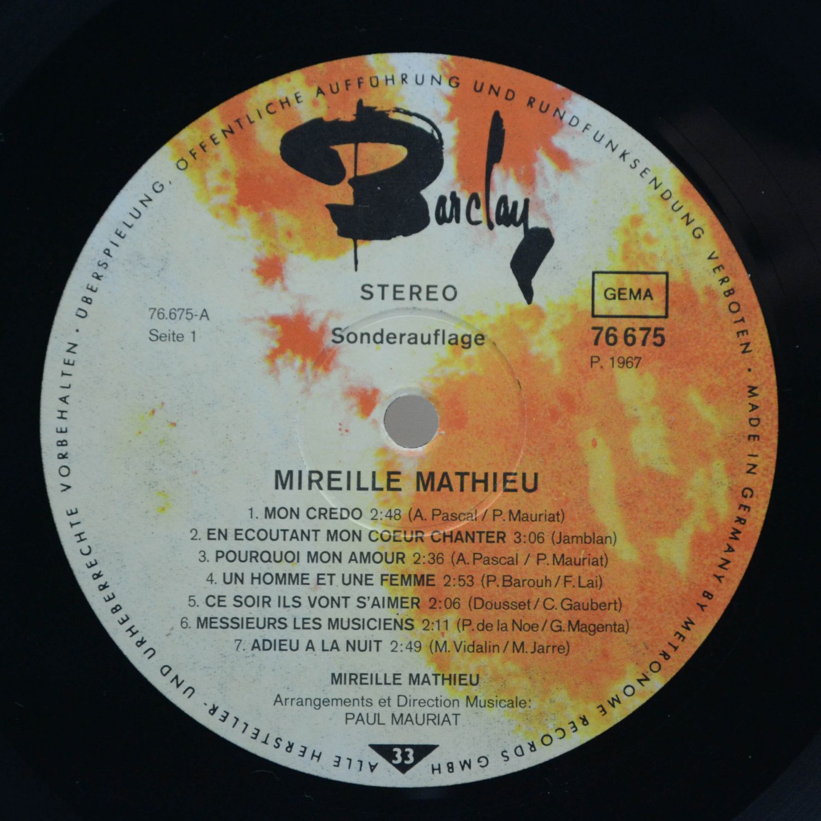 Mireille Mathieu — Mireille Mathieu, 1967