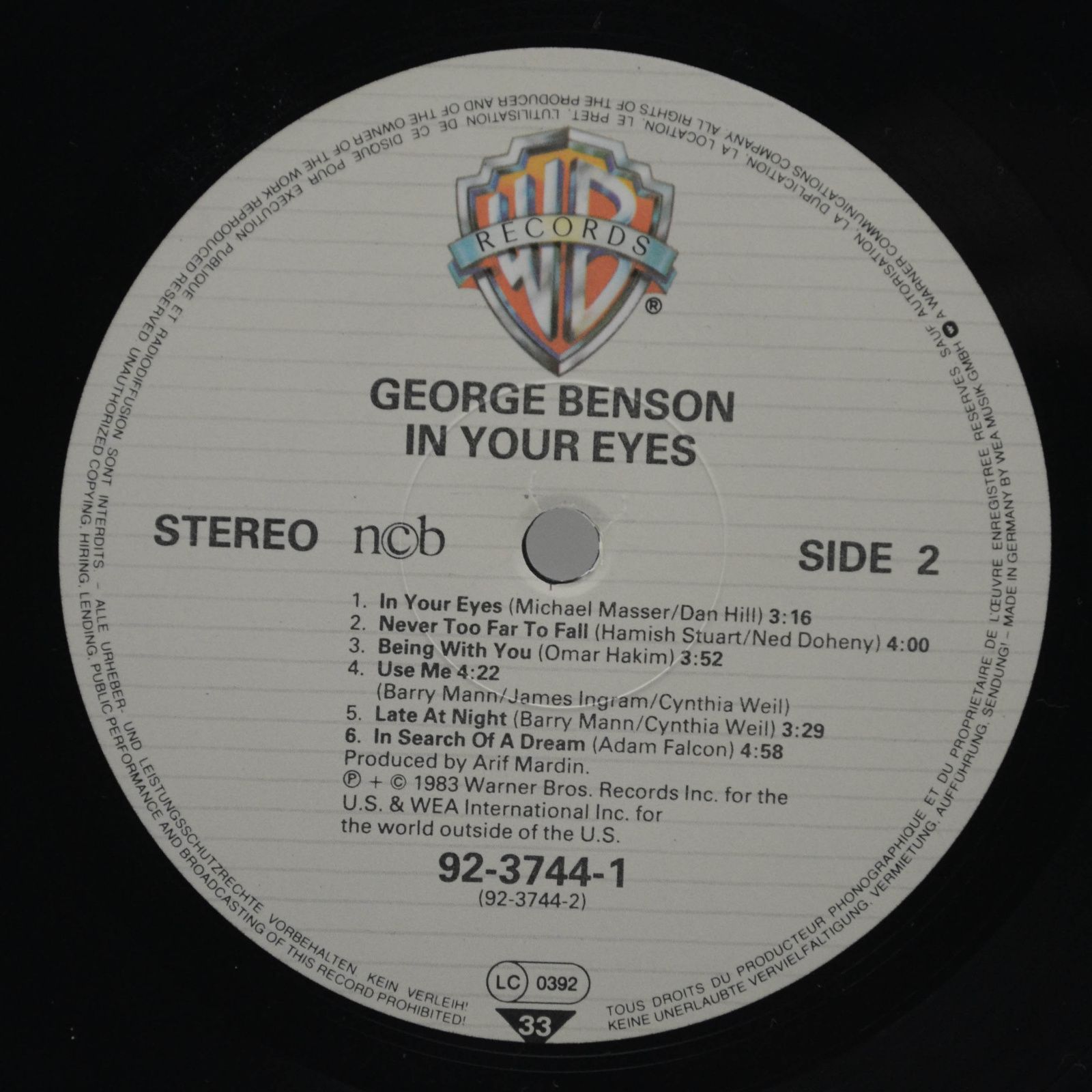 George Benson — In Your Eyes, 1983