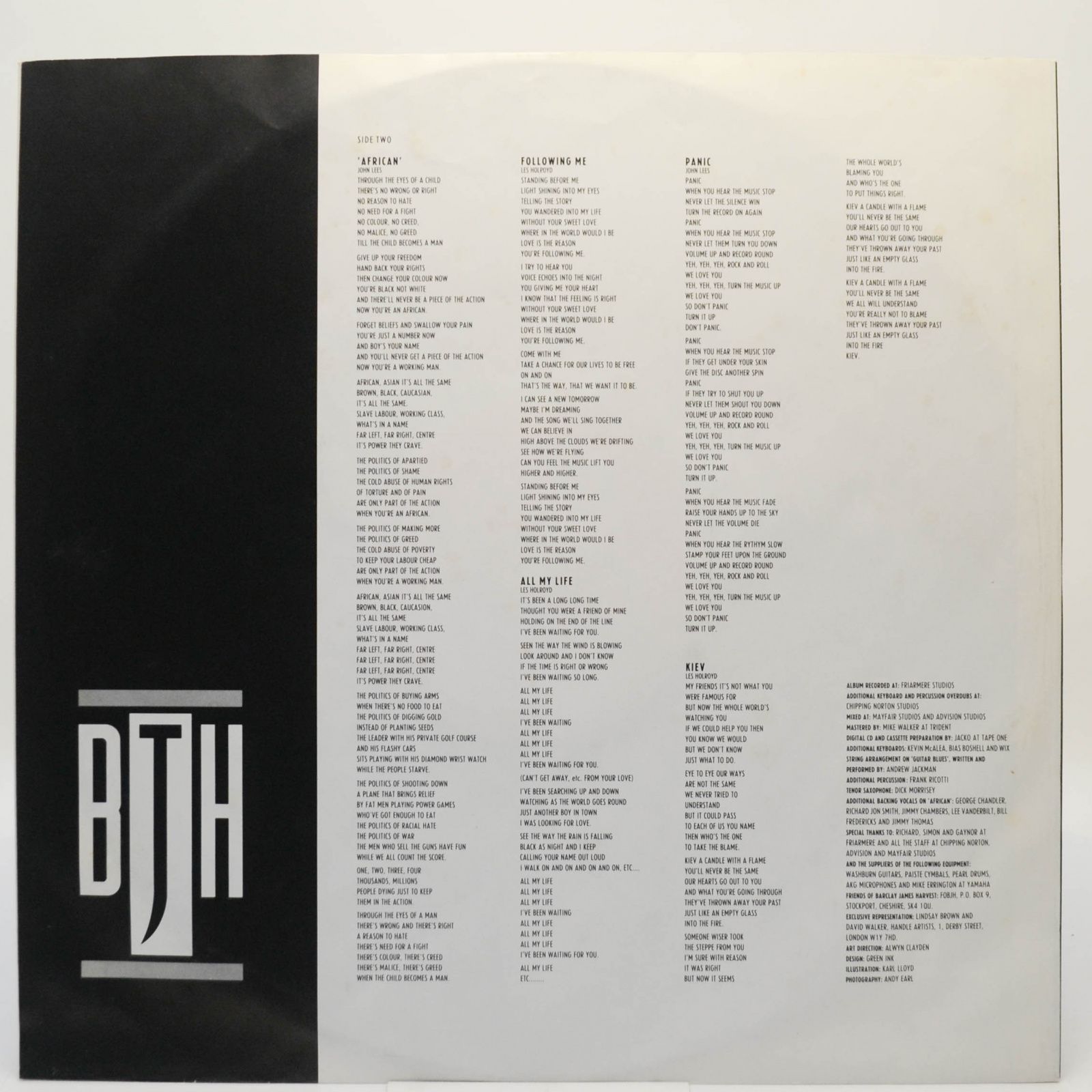 Barclay James Harvest — Face To Face, 1987