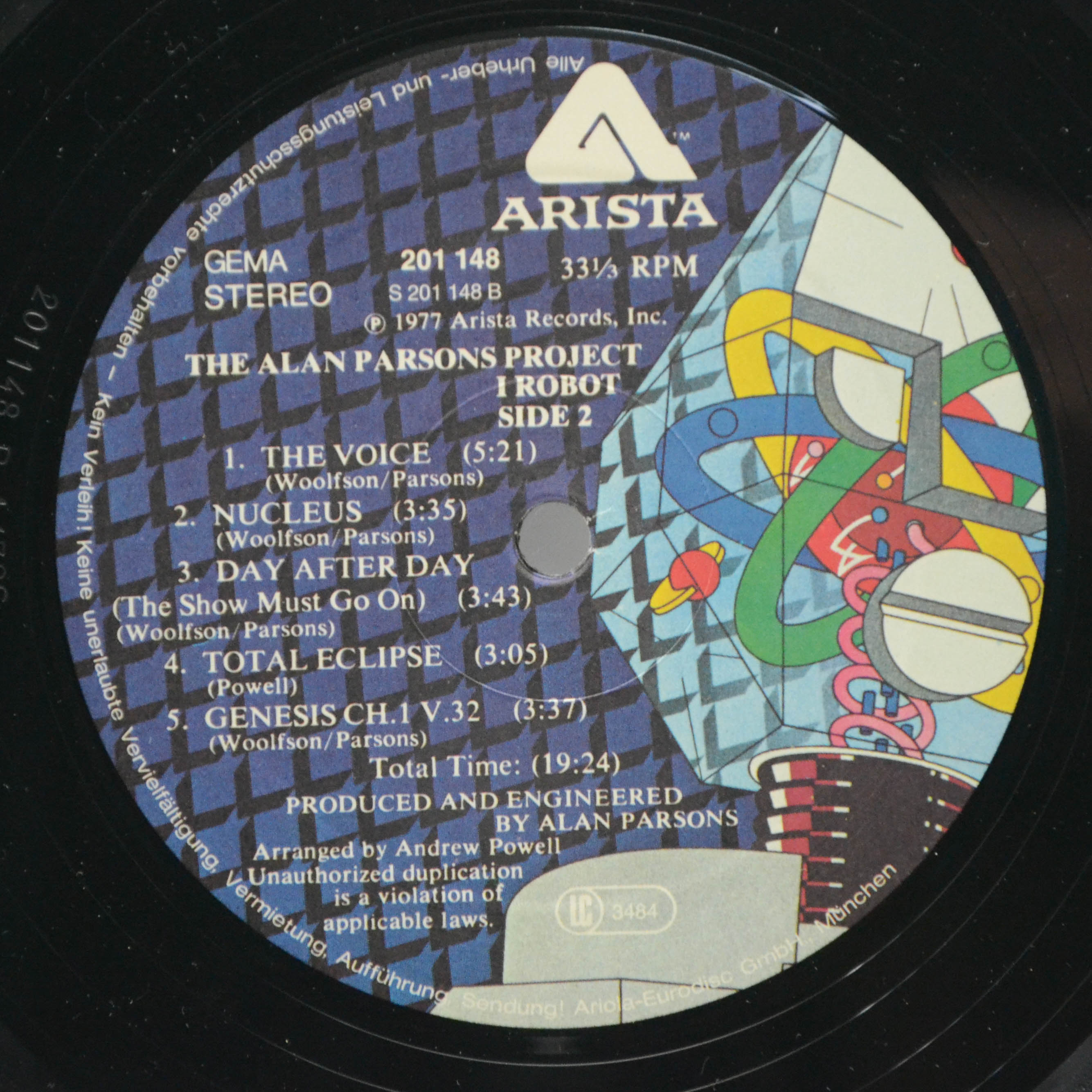 Alan Parsons Project — I Robot, 1979