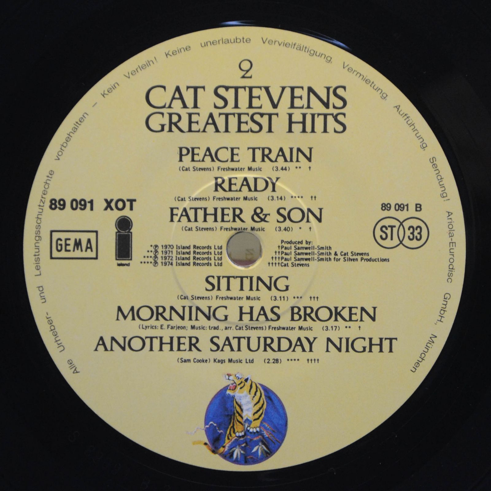 Cat Stevens — Greatest Hits, 1975