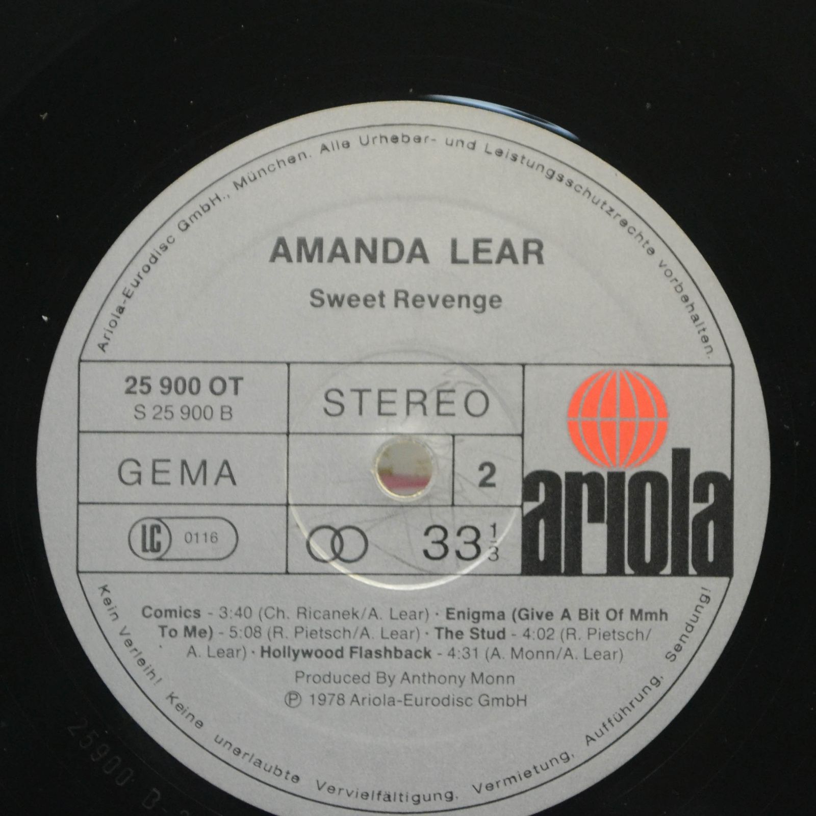 Amanda Lear — Sweet Revenge, 1978