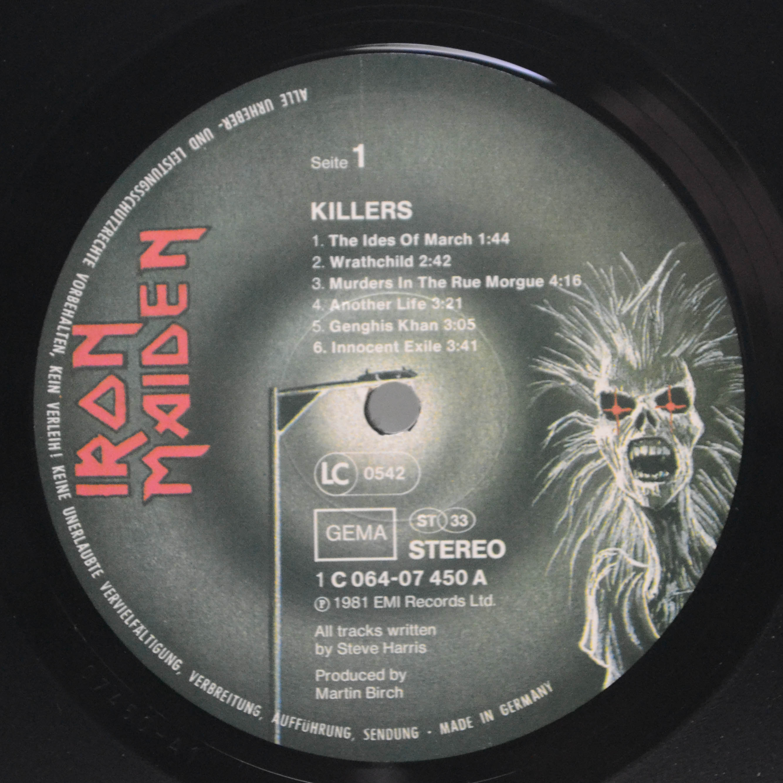 Iron Maiden — Killers, 1981