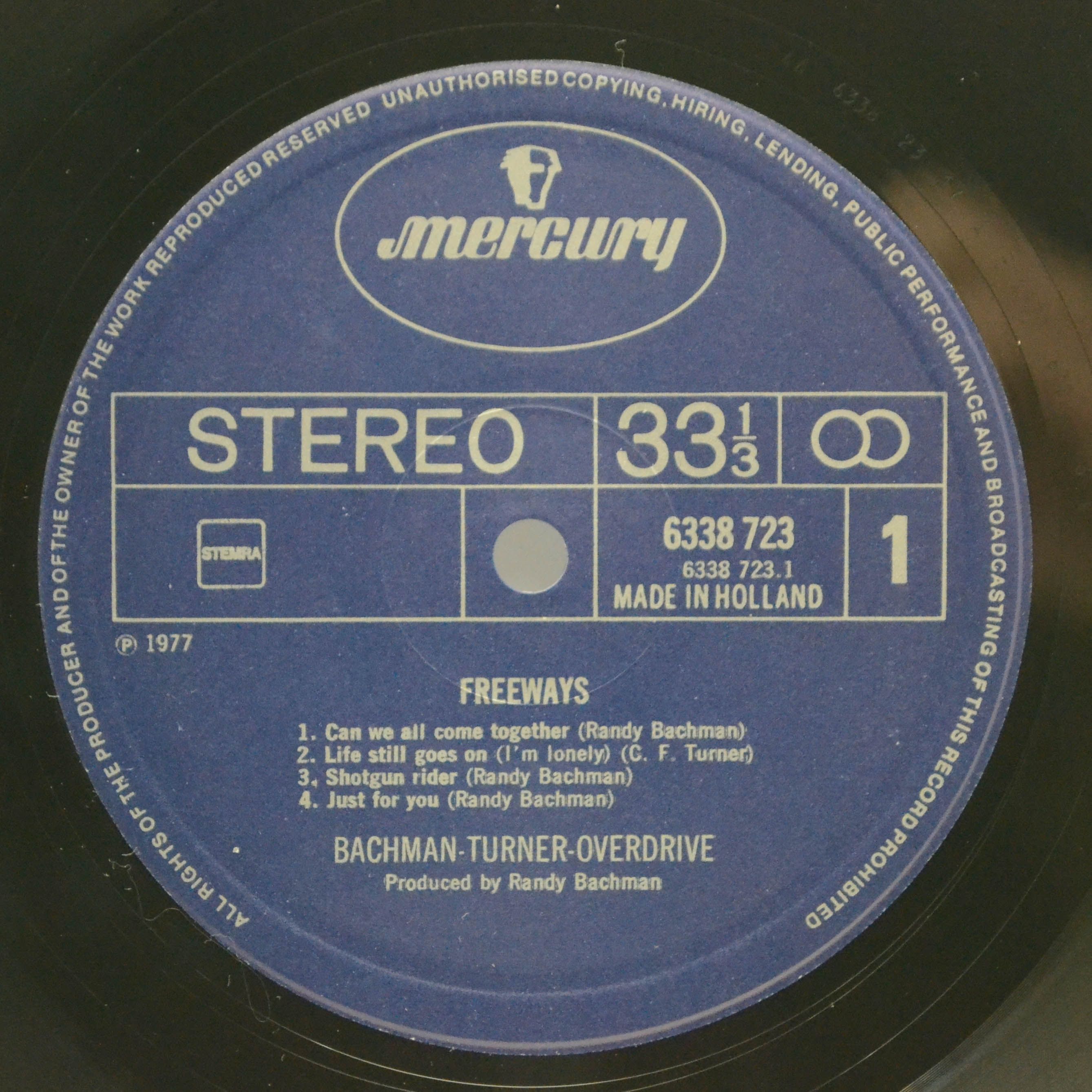 Bachman-Turner Overdrive — Freeways, 1977